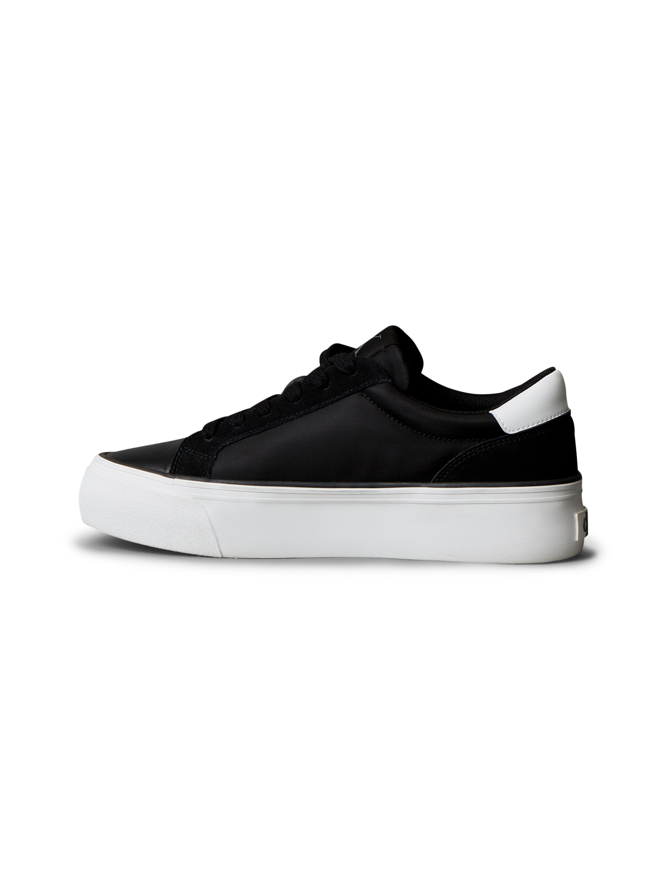Calvin Klein Jeans Plateausneaker »VULC FLATFORM MG NYLON MIX«, Schnürschuh, Halbschuh, Freizeitsneaker mit softem Schaftrand