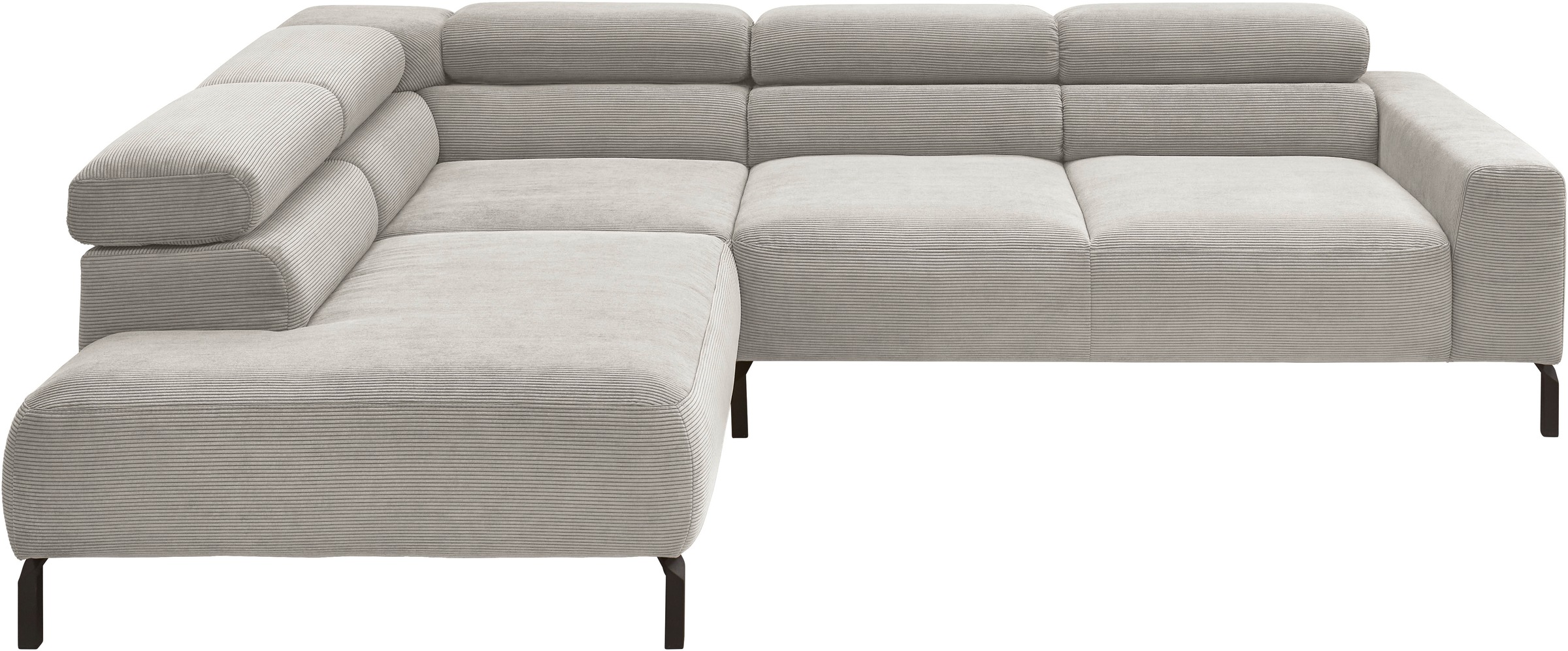Places of Style Ecksofa "Antonelli, L-Form, inkl. Kopfteilverstellung, Brei günstig online kaufen