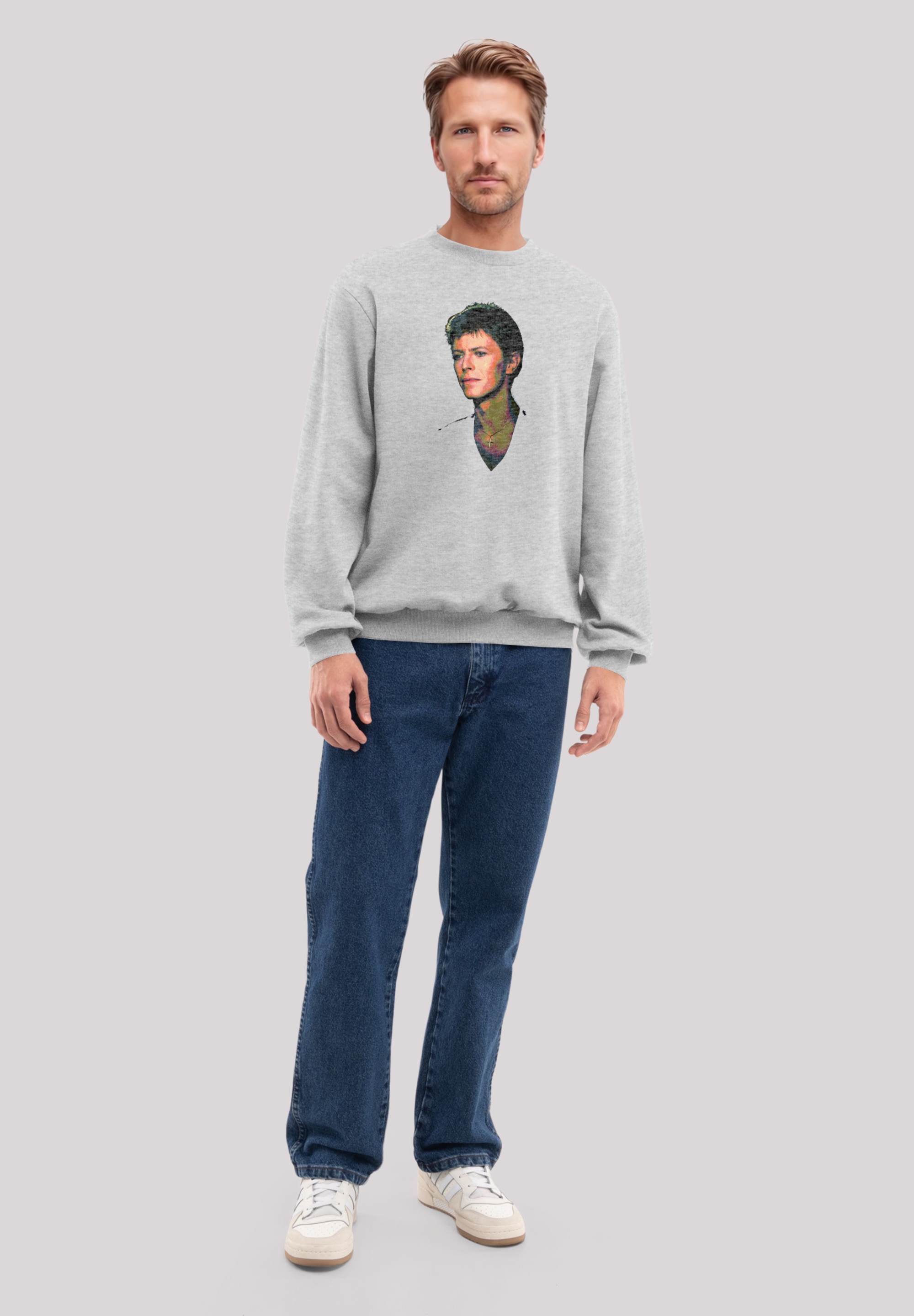 F4NT4STIC Sweatshirt »TV Times Pop Star David Bowie 1977«, Premium Qualität