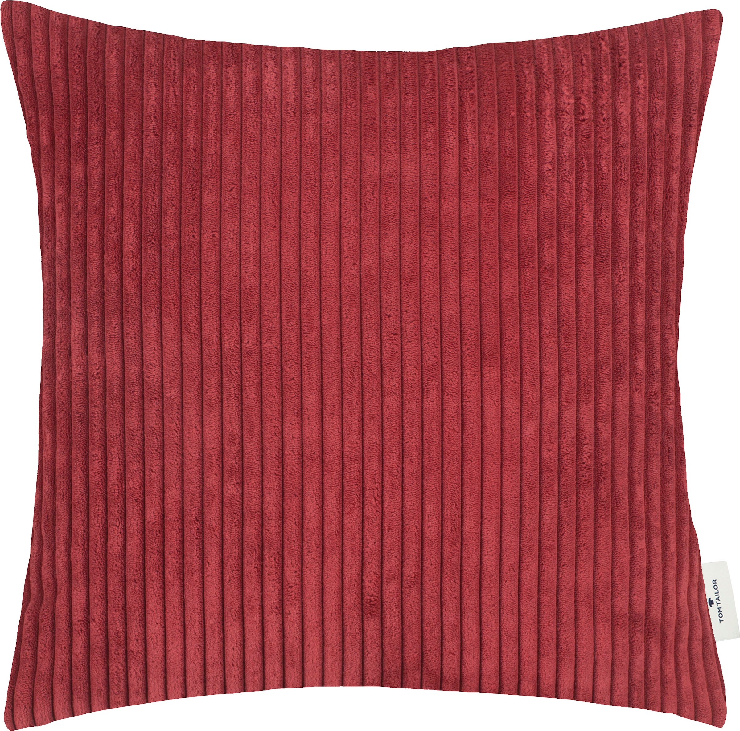 TOM TAILOR HOME Dekokissen "Big Corduroy" mit effektvollem Reißverschluss, günstig online kaufen