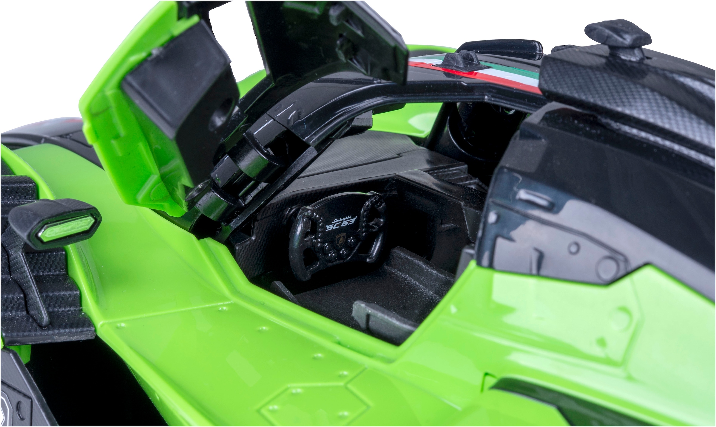 Jamara RC-Auto »Lamborghini SC63 LMDH 1:14 grün 2,4GHz«, mit LED Licht
