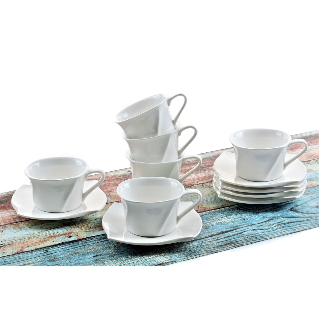 Retsch Arzberg Kaffeeservice »Geschirr-Set, Service Emotion«, (Set, 18 tlg.)