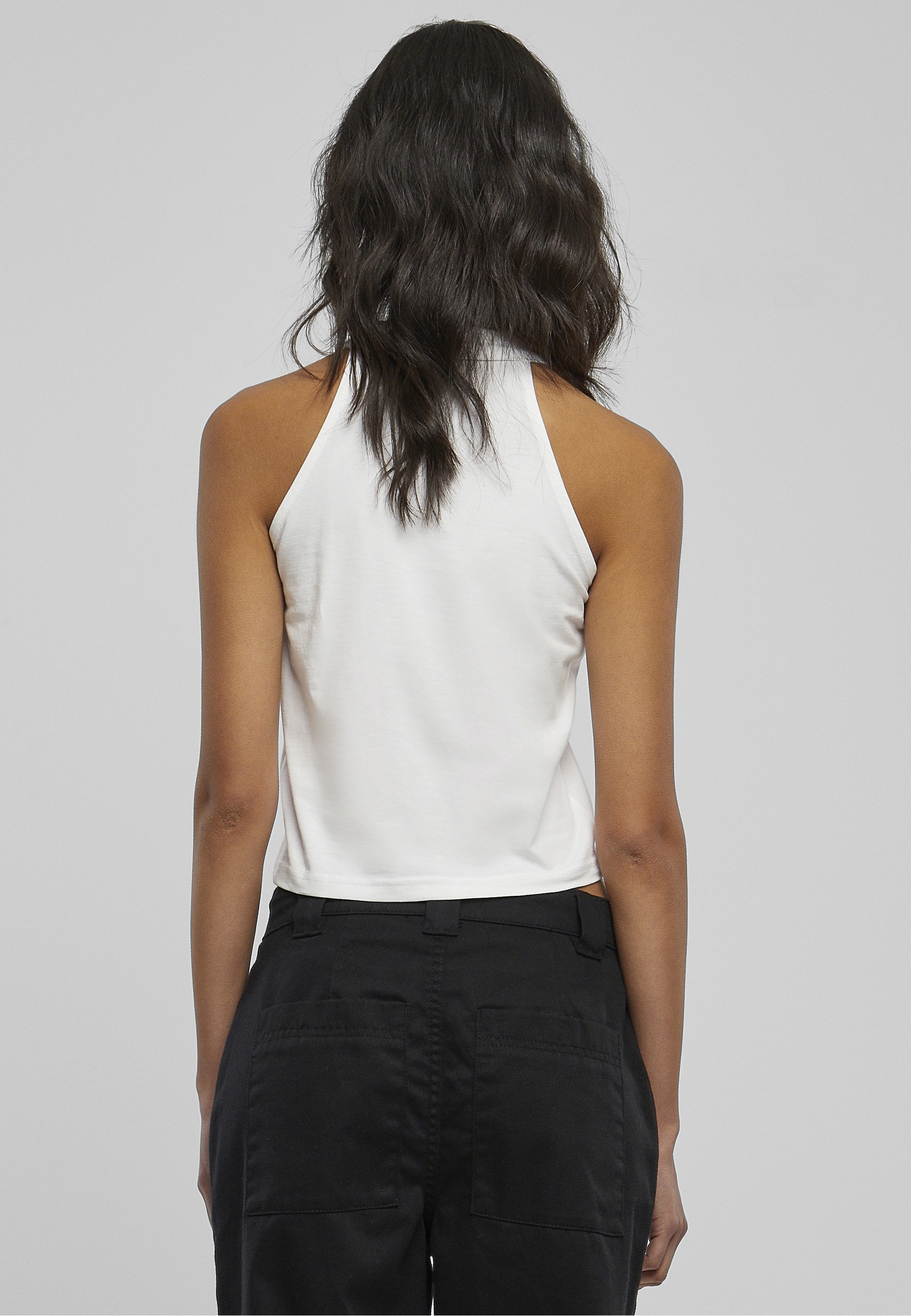 Miss Tee Muskelshirt »Miss Tee Damen Eye Roll Turtleneck Short Top« 1