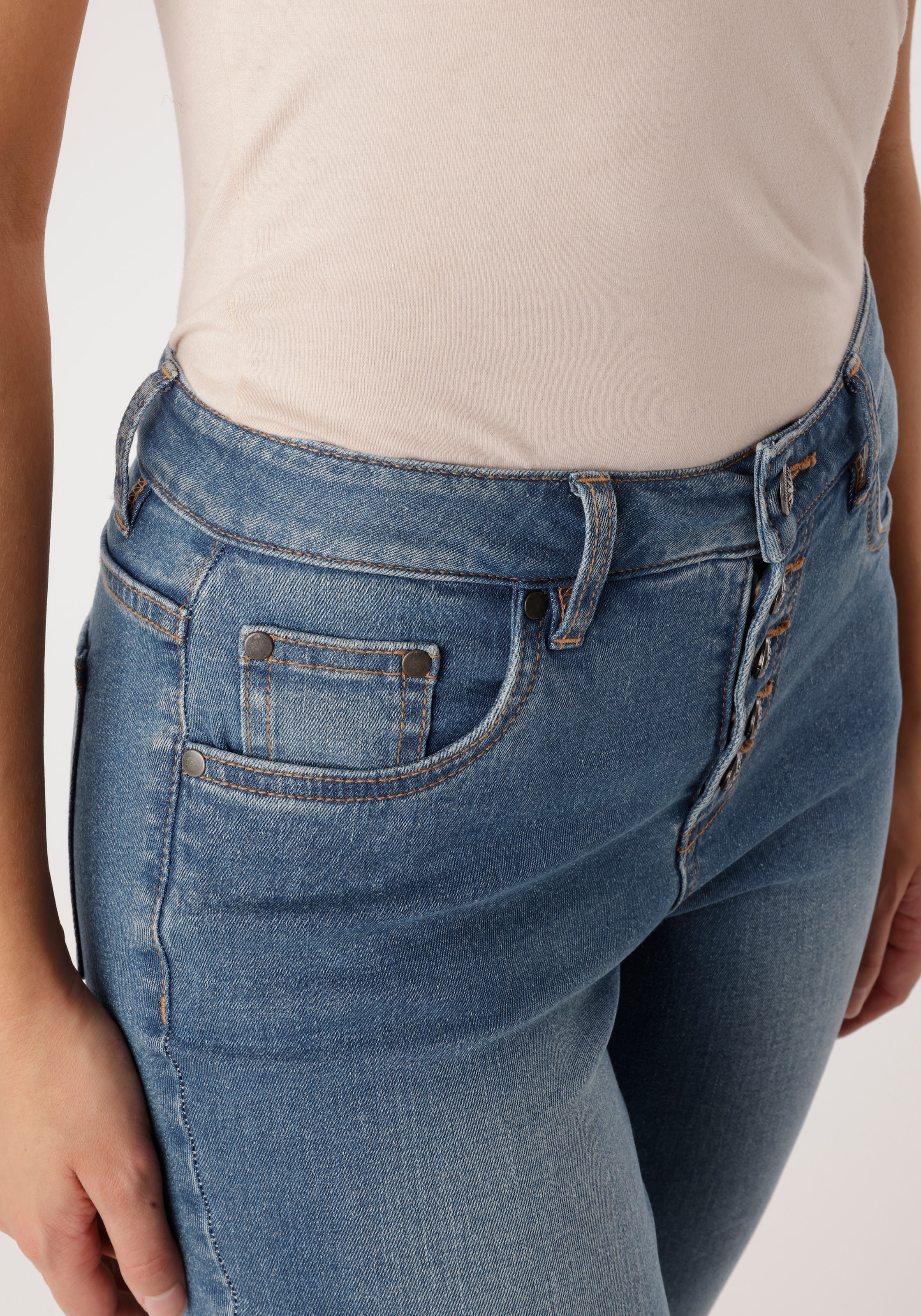 Selected Aniston Straight Jeans Blue Size 44 2