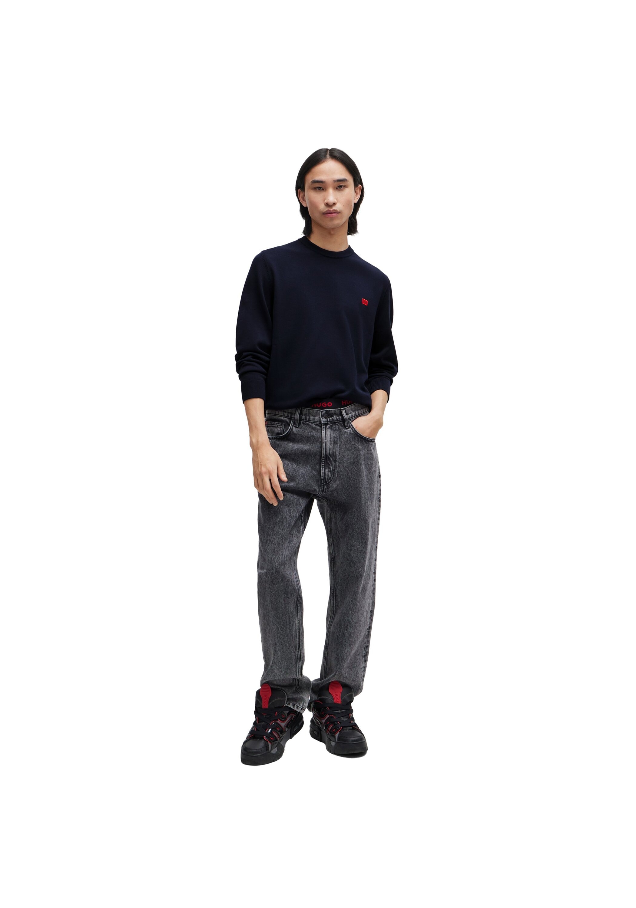 HUGO Sweater »Strickpullover San Cassius«