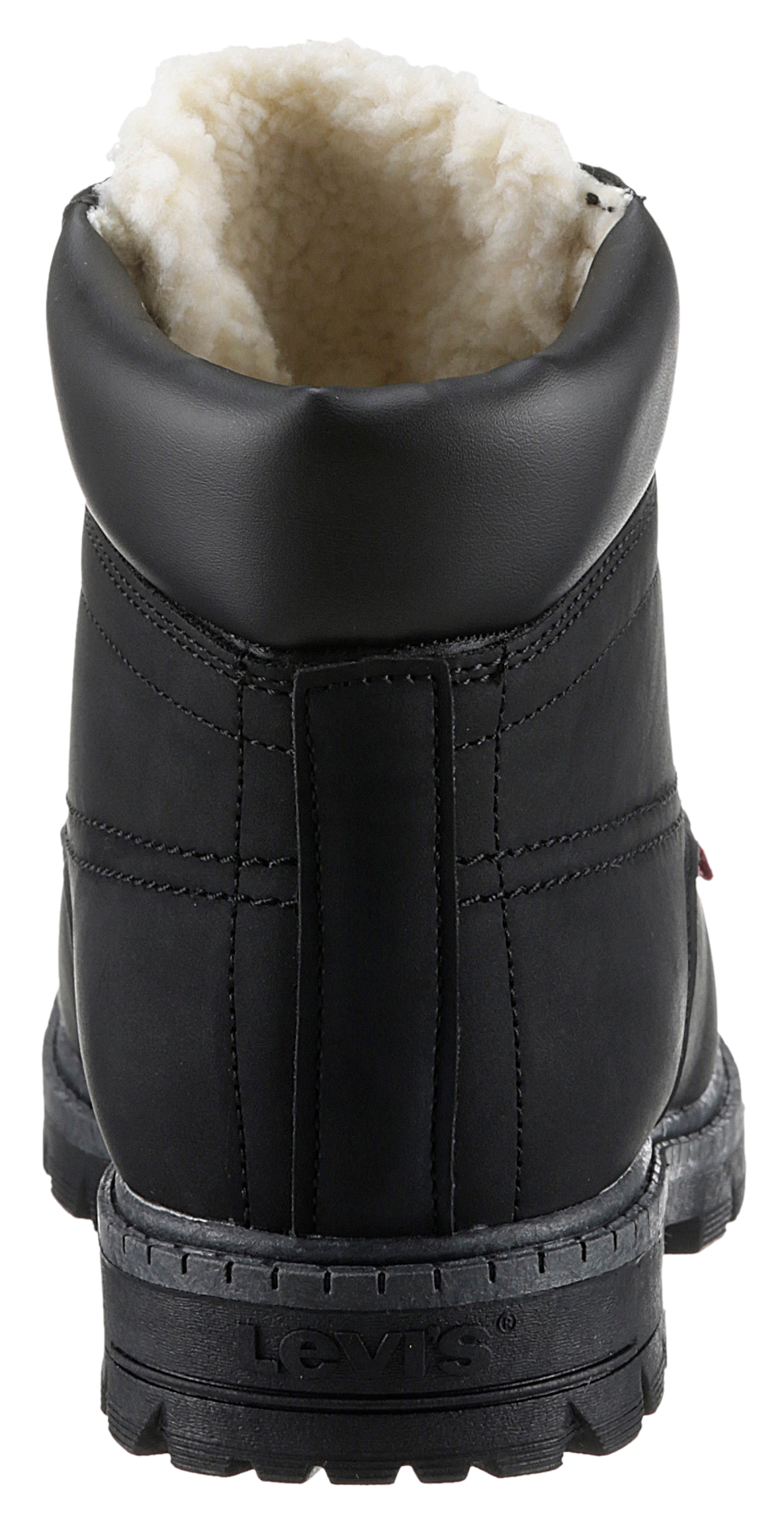Levi's® Kids Winterboots »LEVIS® NEW FORREST FUR«, Blockabsatz, Outdoorschuh, Schnürboots mit gepolstertem Schaftrand