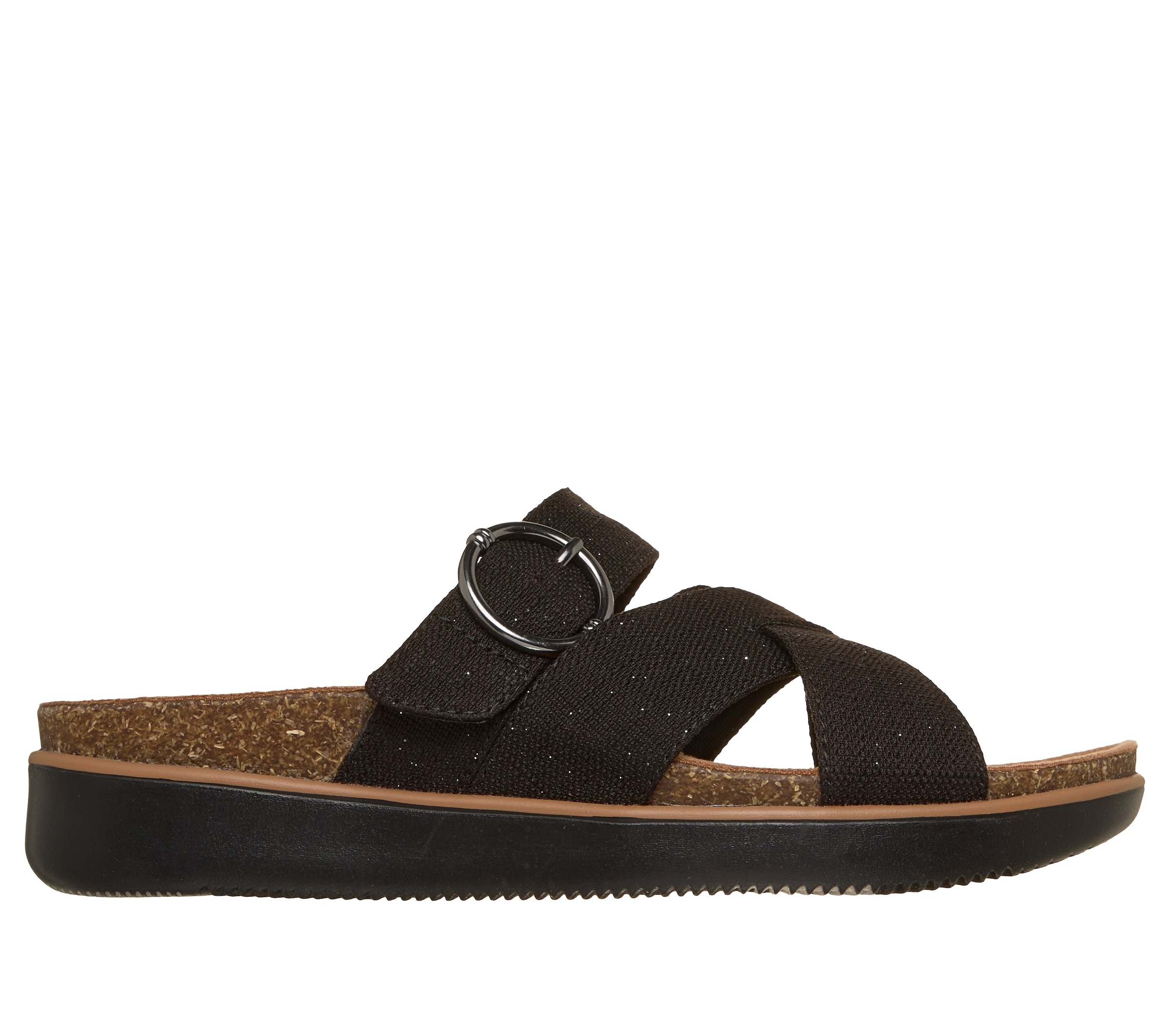 Skechers Pantolette »LIFTED COMFORT-«  Sommerschuh, Hausschuh, Slides mit Schnalle