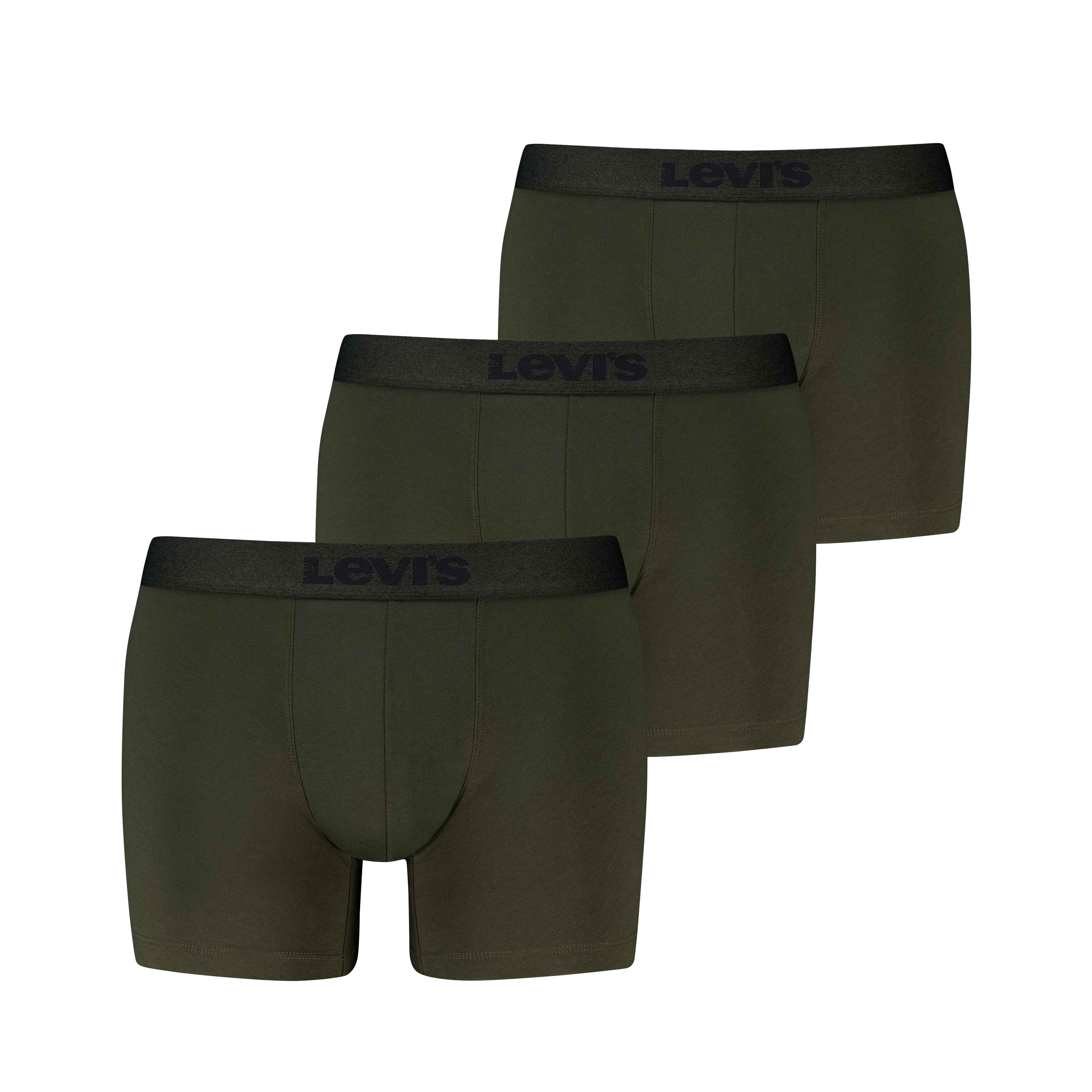 Levis Boxer "LEVIS MEN MEL WB BOXER BRIEF" ohne Eingriff, tonaler Logobund, elastisch, Cotton-Mix