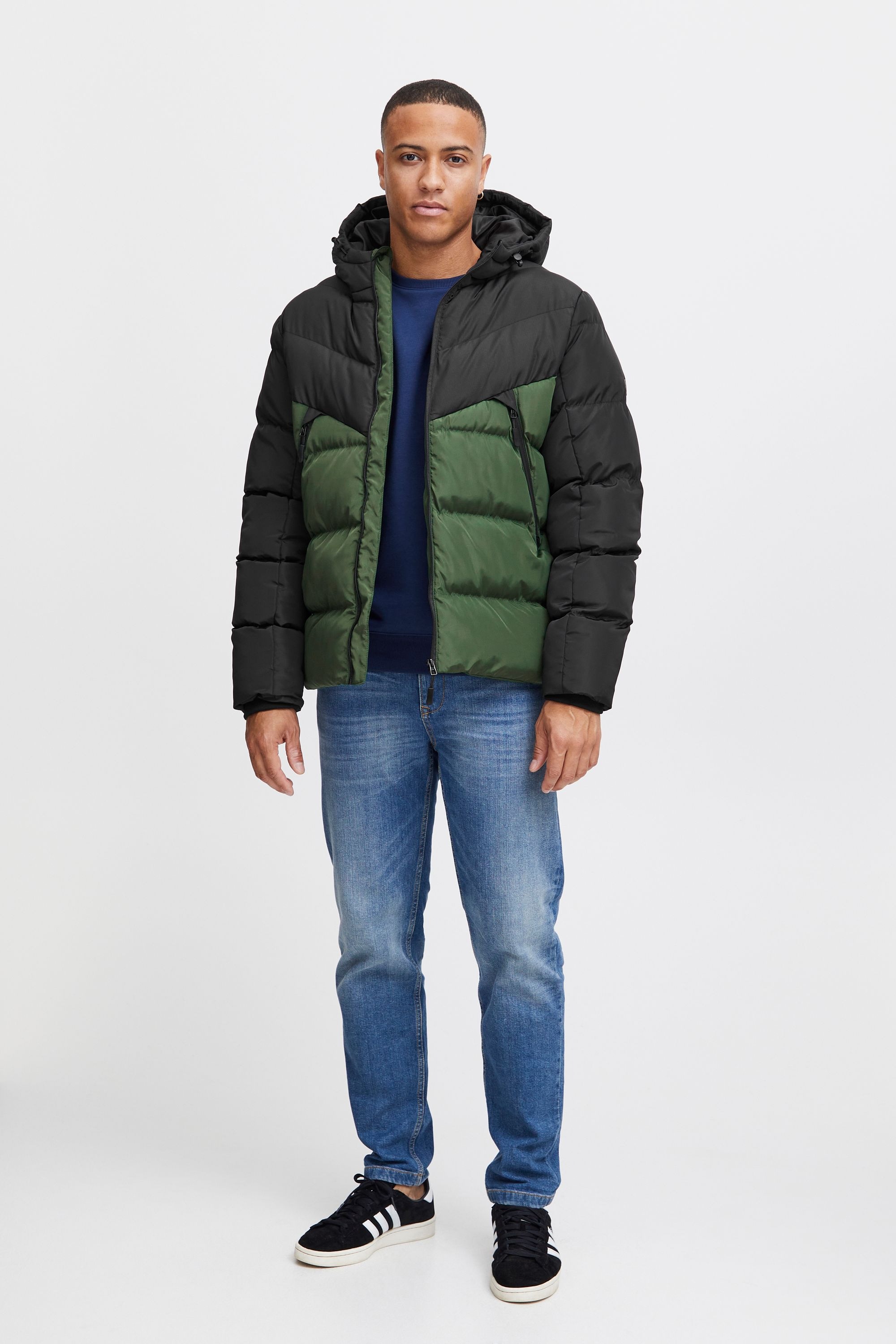 Steppjacke BLEND "Steppjacke BHOuterwear", Herren, Gr. L, grün (grüner pastures), Obermaterial: 100% Polyester PES., regular fit, Jacken Steppjacke 2