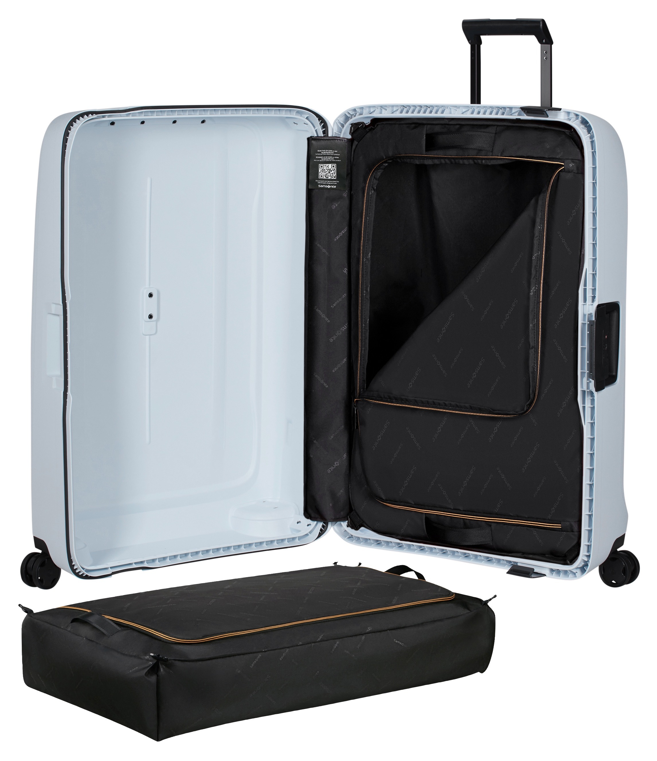 Samsonite Hartschalen-Trolley »ESSENS, verschiedene Größen und Farben«, 4 Rollen, Reisekoffer Hartschalenkoffer Koffer für Flugreisen TSA-Schloss