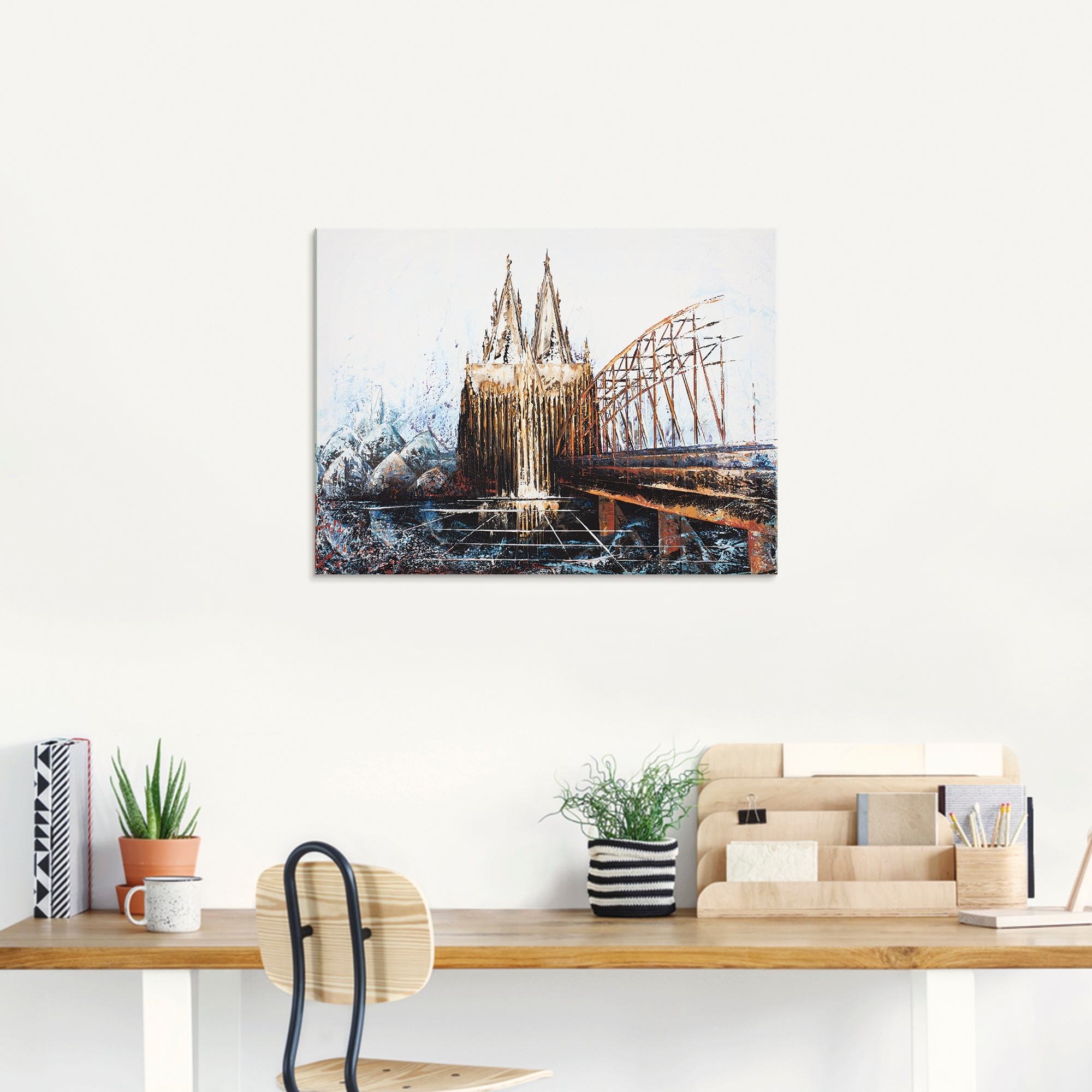 Thumbnail - Artland Glasbild "Köln Impression", Deutschland, (1 St.), in verschiedenen Größen