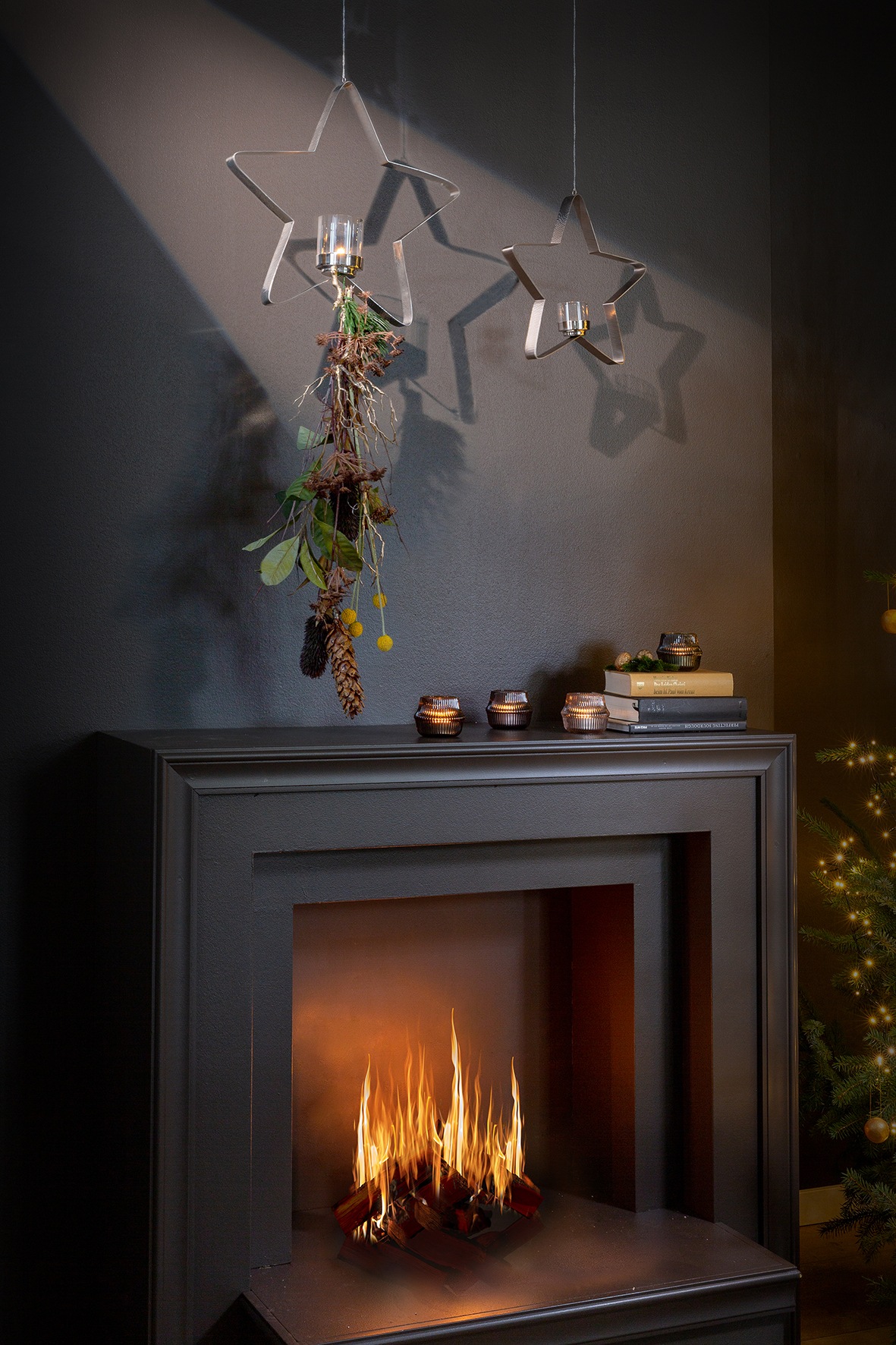 Fink Teelichthalter "STACEY" Hängewindlicht, sternförmig, aus Edelstahl günstig online kaufen