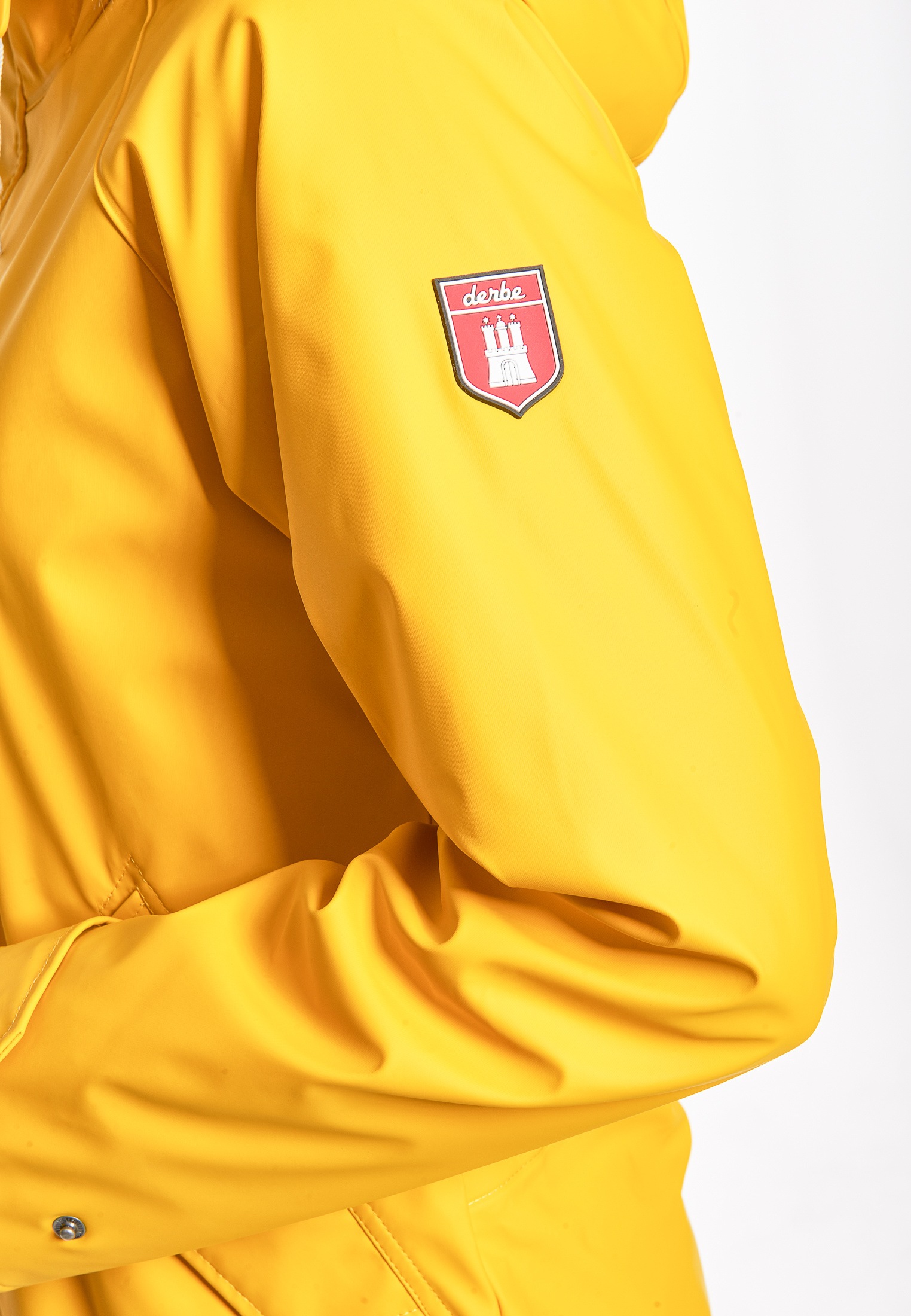 Derbe Regenmantel »Tidaholm«, Wasserabweisend, winddicht, Teddylining, nachhaltig