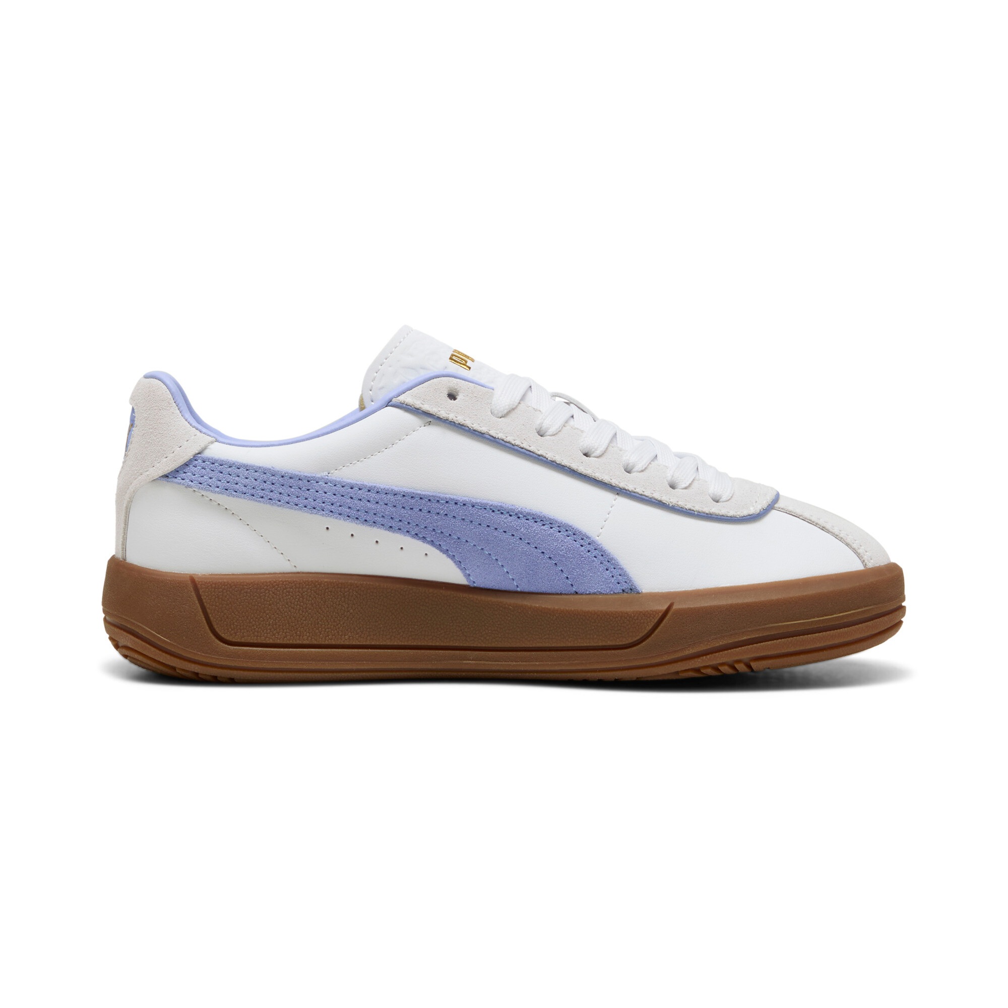 Sneaker PUMA "CLUB KLASSIKA", Damen, Gr. 41, puma weiß, intense lavender, Leder, Schuhe Sneaker, Obermaterial aus Leder, Innenmaterial aus Textil 2