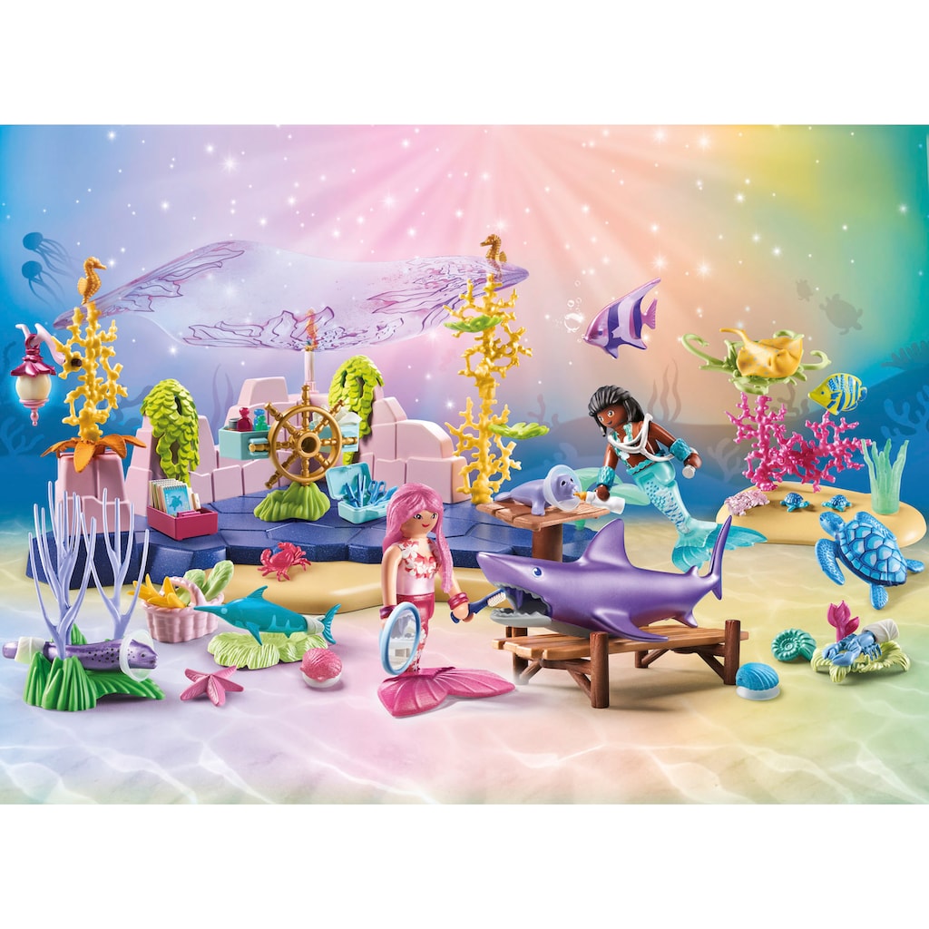 Playmobil® Konstruktions-Spielset »Unterwasser-Tierpflege der Meeresbewohner (71499)«, (114 St.), Playmobil Princess Magic; Made in Germany