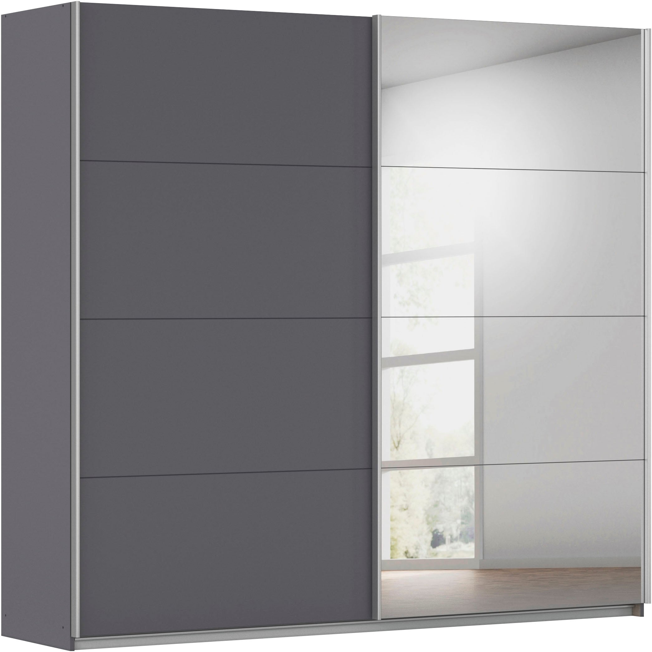OTTO home Kleiderschrank "Mehrzweckschrank Schwebetürenschrank Mietswohnung Schlafzimmer CORTONA" erhältlich in Breite: 136/181/203/226/271/315/360 cm, Höhe: 210/229 cm, in 3 Ausstattungen BASIC/CLASSIC/PREMIUM (SOFT-CLOSE) MADE IN GERMANY