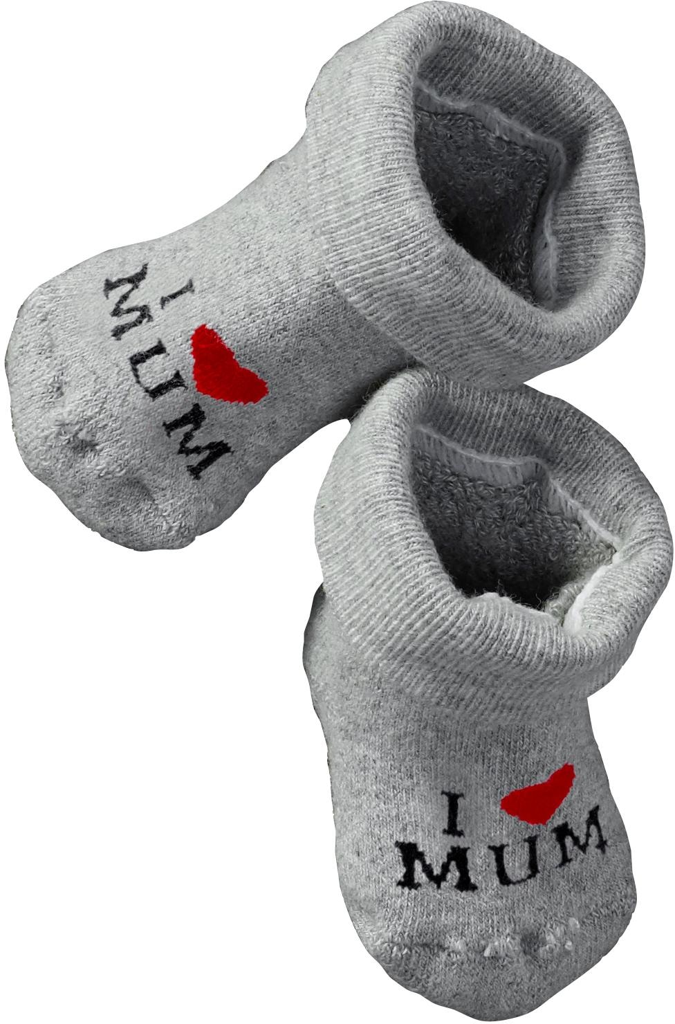 Vivance Umschlagsocken »I Love Mum, I Love Dad«, (4 Paar), mit Umschlagbündchen