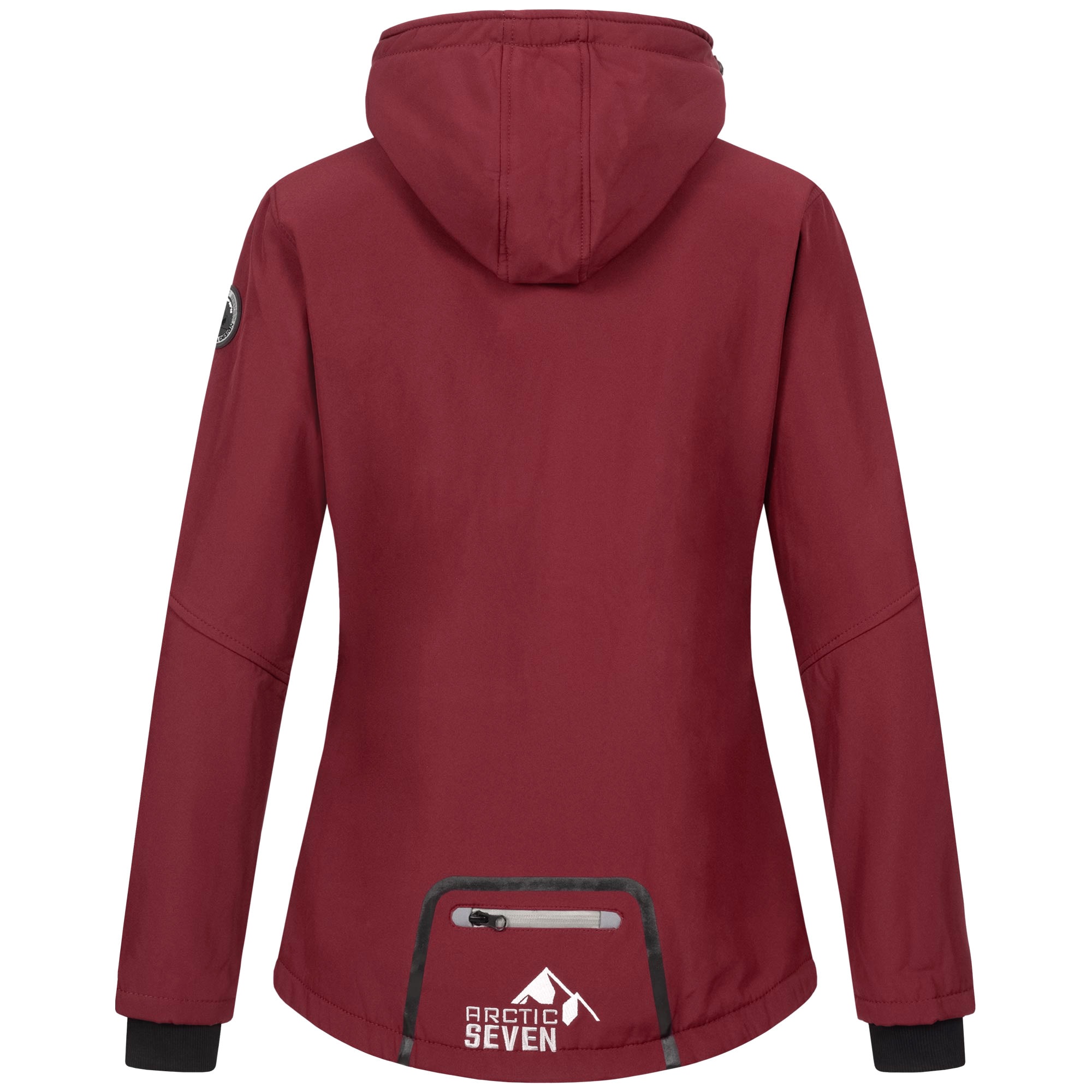 Arctic Seven Softshelljacke »ASNicolia«, funktionale Outdoorjacke mit abnehmbarer Kapuze