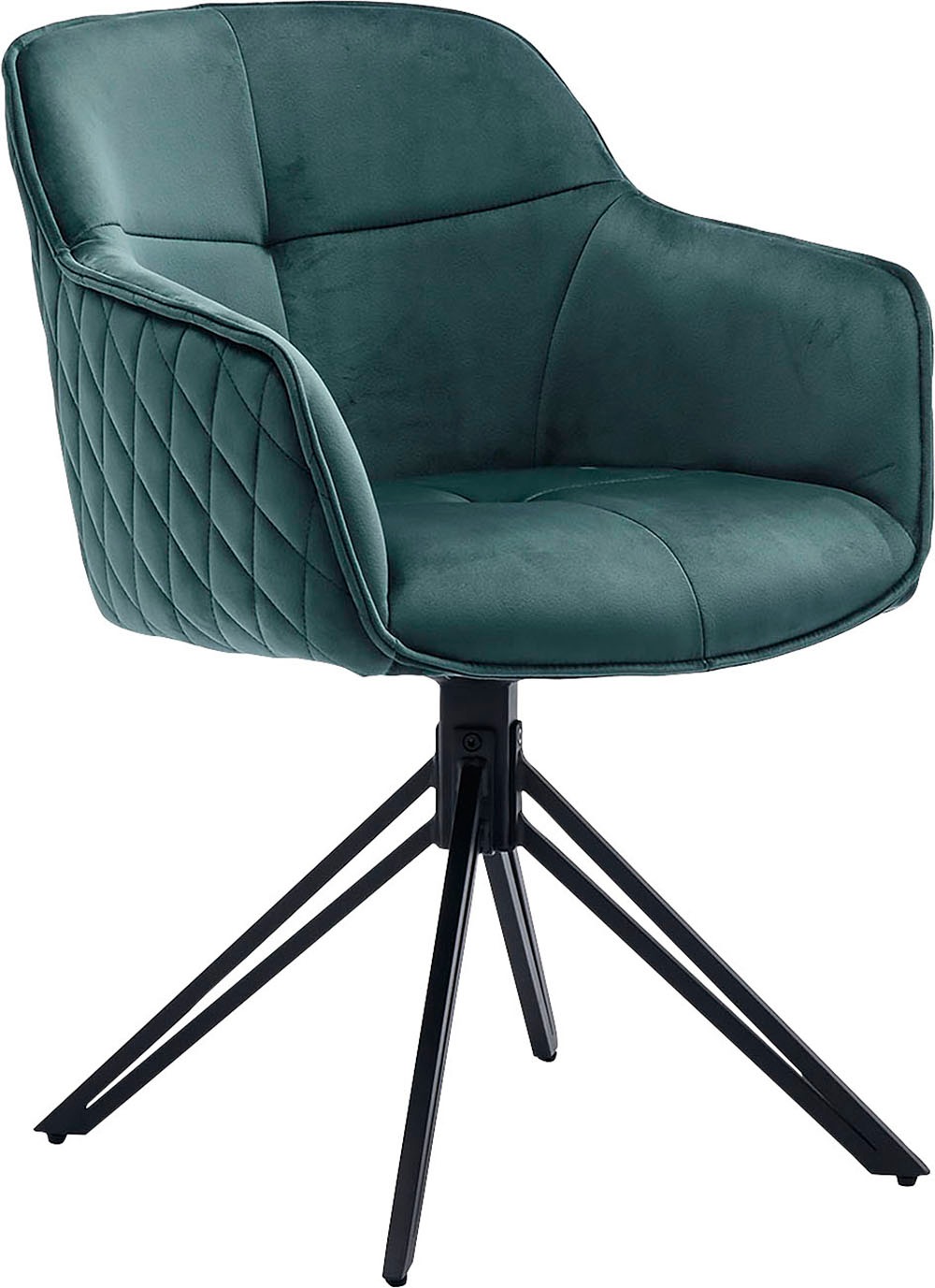 SalesFever Armlehnstuhl "Stilvoller Esszimmerstuhl" () mit 360 Drehfunktion günstig online kaufen