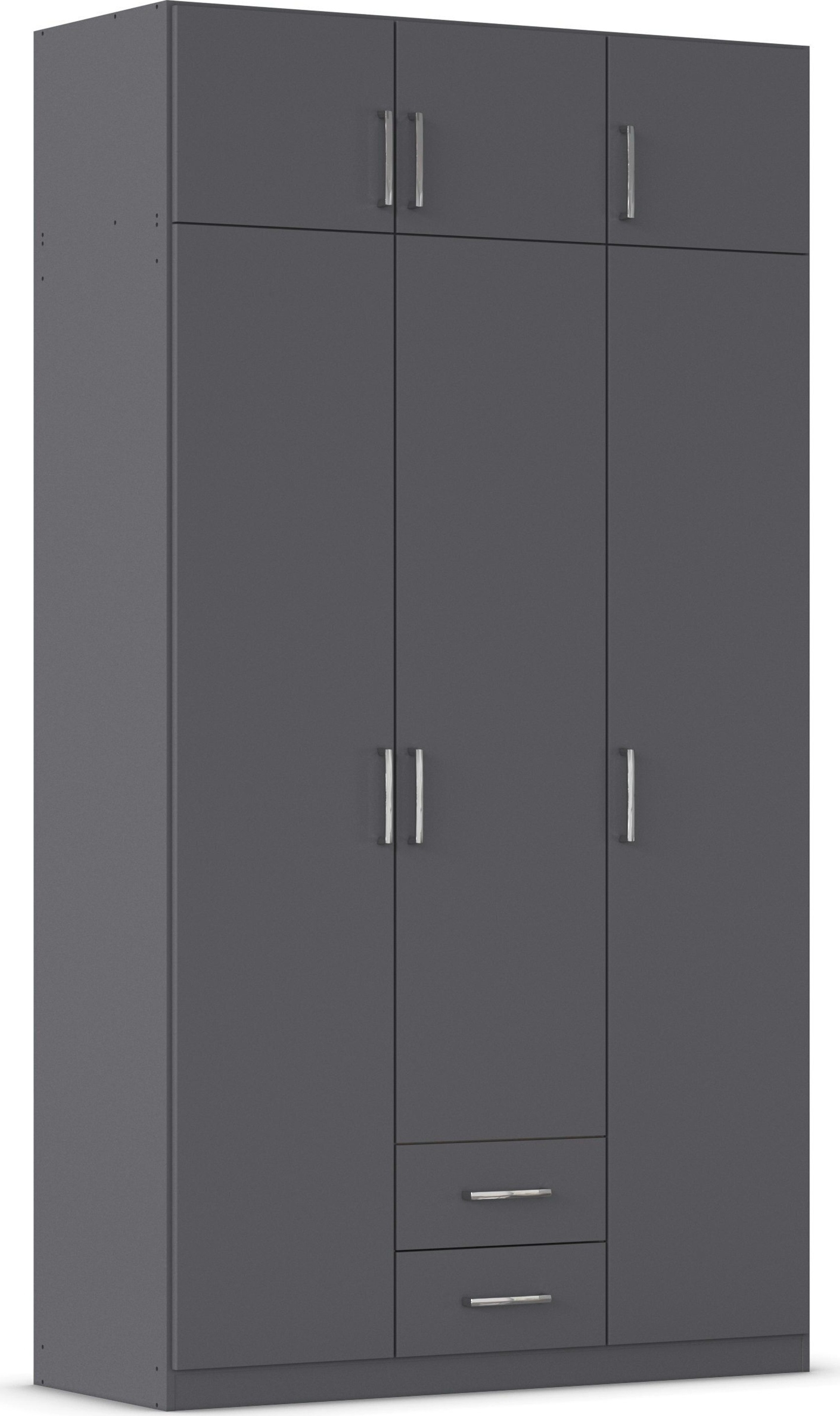 rauch Kleiderschrank "Schrank Garderobe Wäscheschrank GAMMA in 4 Breiten 91-226 cm" 3 verschiedene Ausstattungen BASIC/CLASSIC/PREMIUM (inkl. SOFT-CLOSE), mit Schubladen und Schrankaufsatz, schlichtes Design MADE IN GERMANY