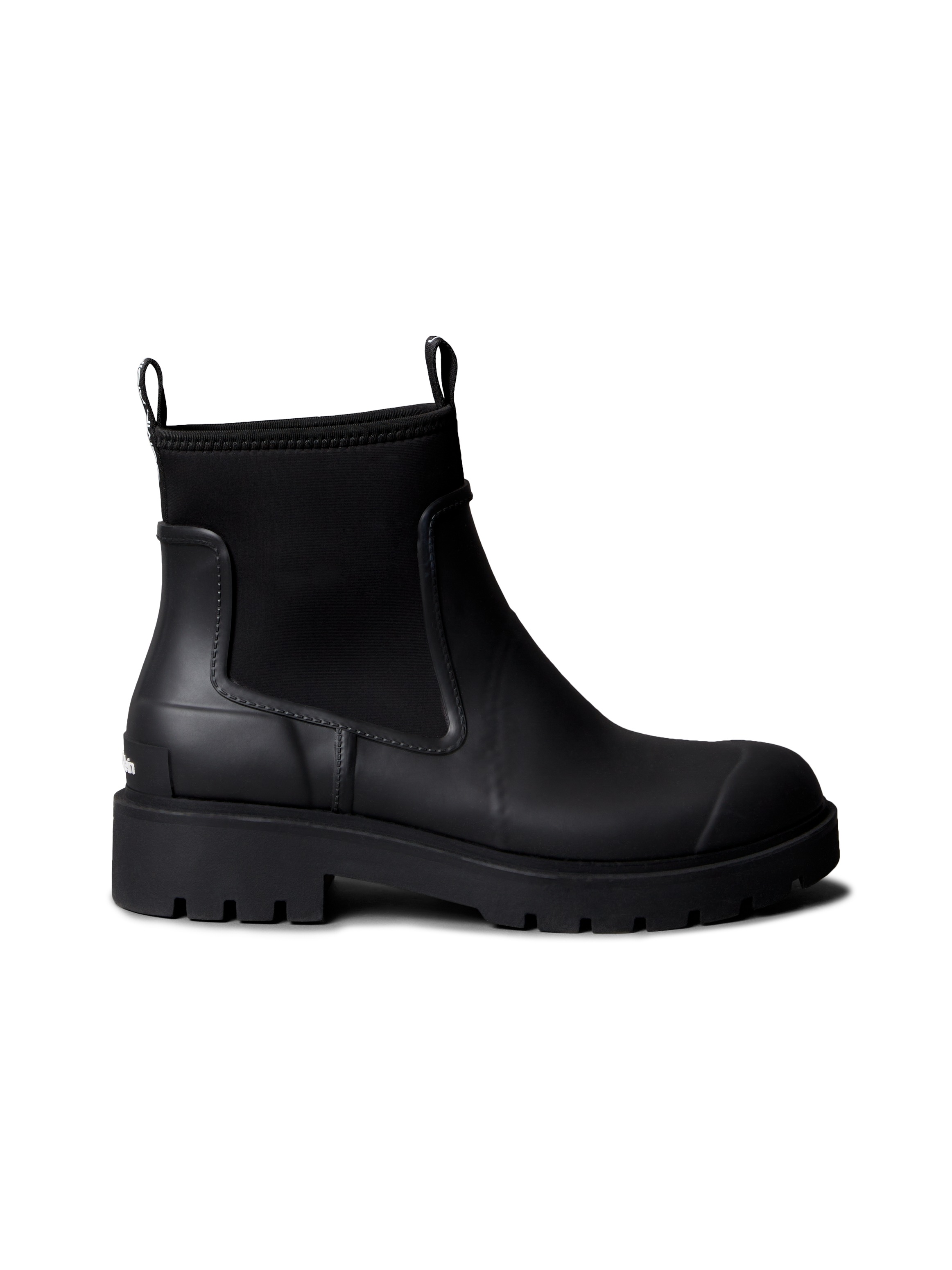 Calvin Klein Jeans Chelseaboots »COMBAT RAIN BOOT«, Stiefelette, Schlupfboots, Rainboots, Profilsohle, mit Anziehlasche