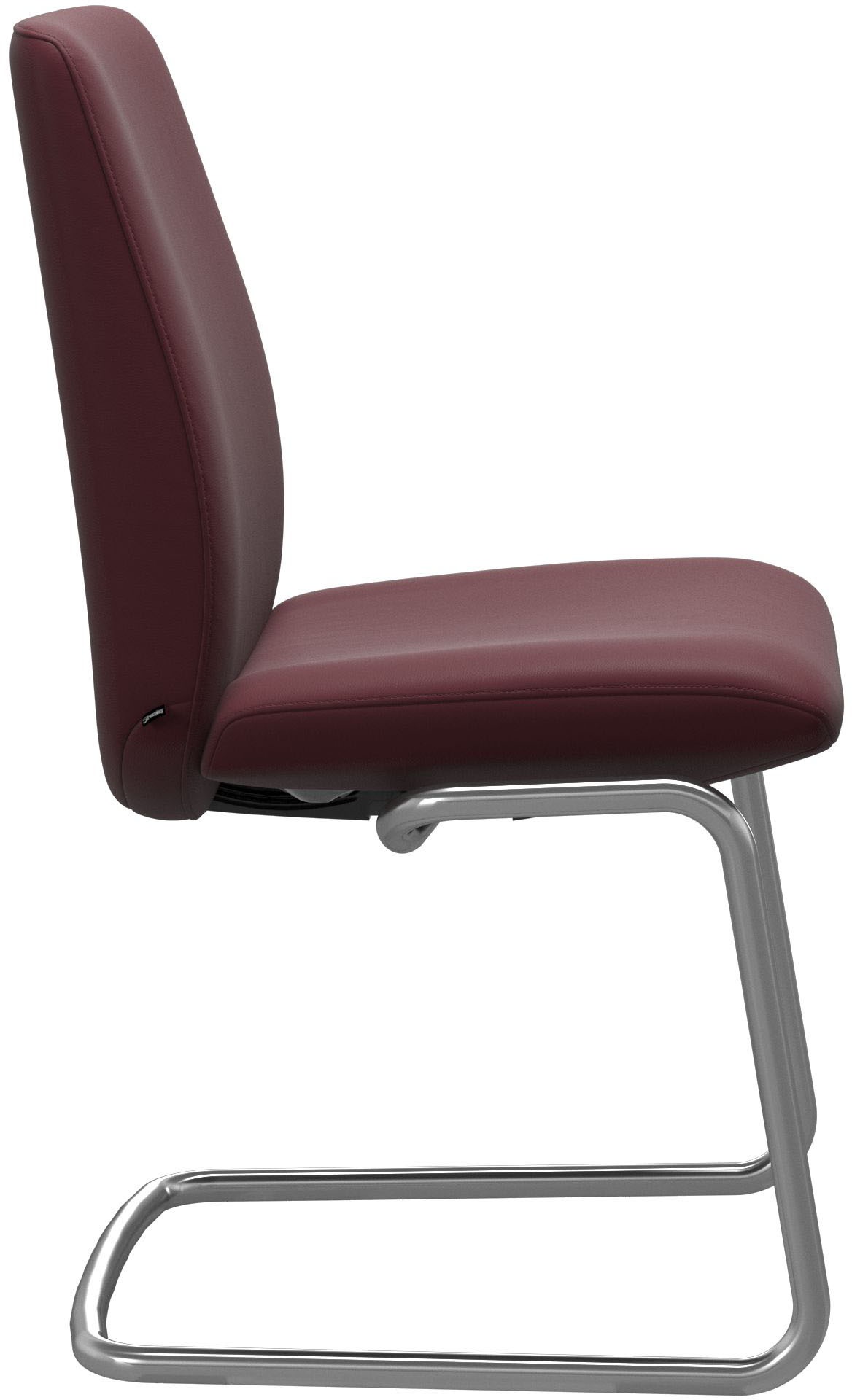Stressless® Polsterstuhl »Laurel«, Leder BATICK, Low Back, Größe L, mit Beinen aus Stahl in Schwarz matt