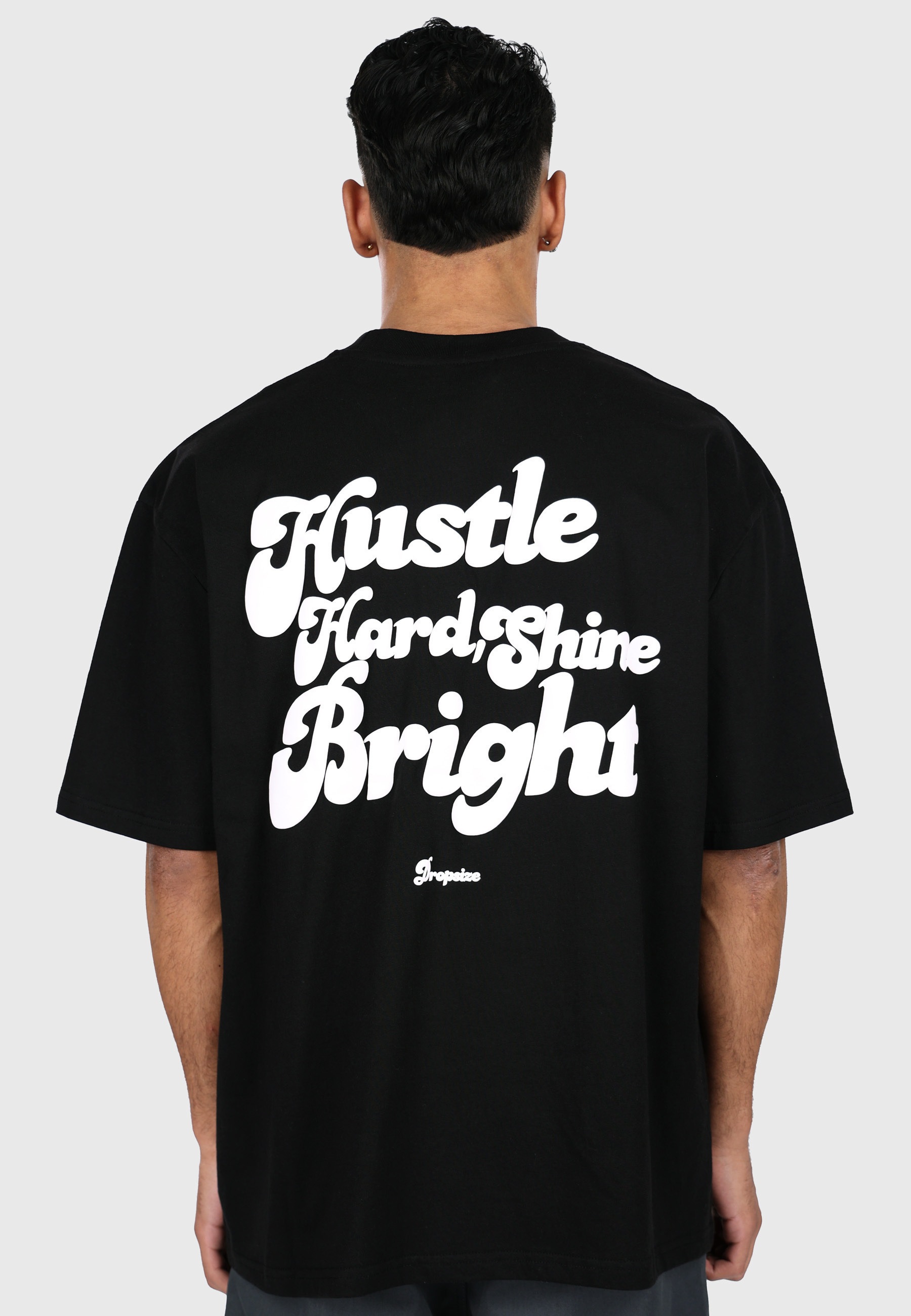 Dropsize T-Shirt »Dropsize HEAVY OVERSIZED HUSTLE HARD T-SHIRT« 1 Stk.