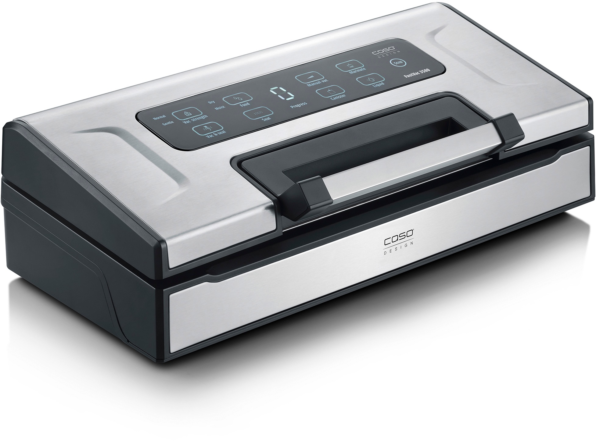 Caso Vakuumierer »1402 FastVac 3500« Rollenbreite 35 cm 180 W doppelte Schweißnaht für ein besonders sicheres Verschließen