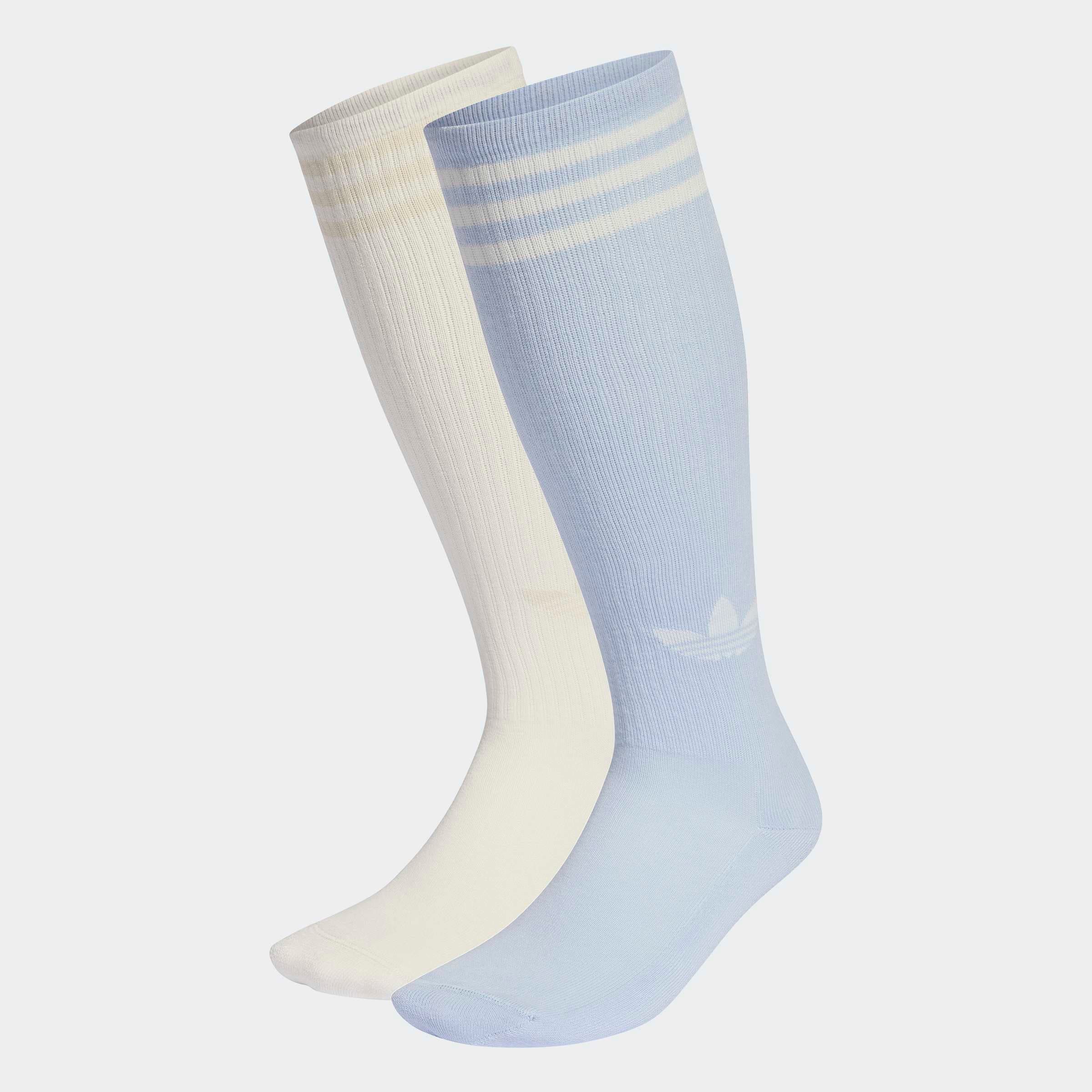 adidas Originals Sportsocken "3S KNEE S 2P" 2 Paar tlg. für sportive Aktivitäten und Laufen, 2-teiliges Set
