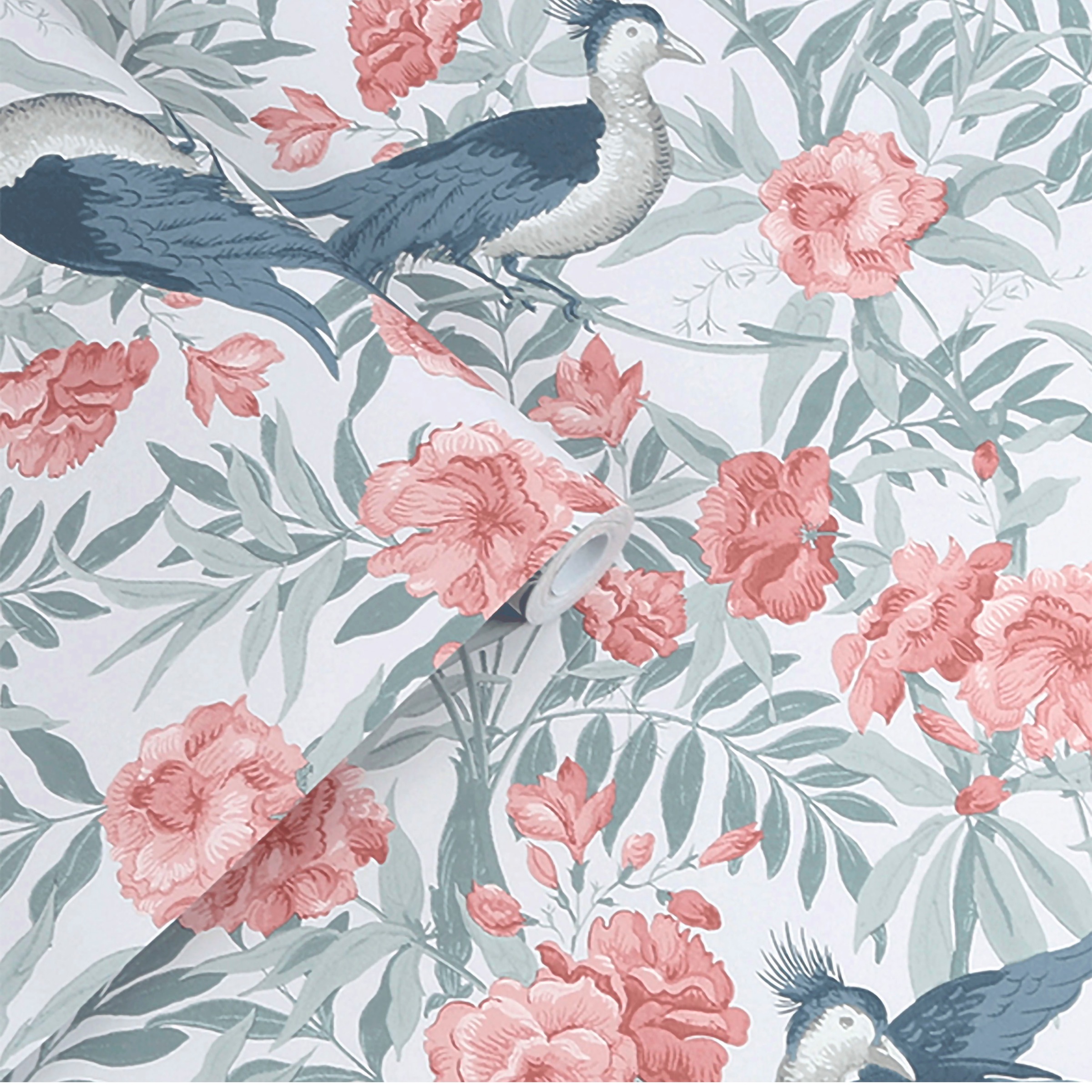 LAURA ASHLEY Vliestapete »Laura Ashley Osterley Rosewood Vliestapete«, tropisch, Laura Ashley Osterley Rosewood Vliestapete
