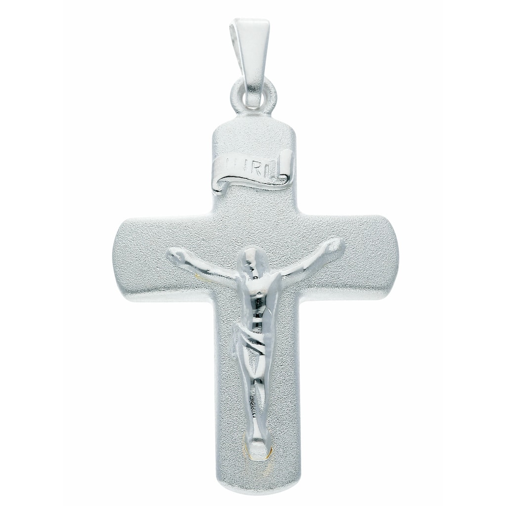 Adelia´s Kettenanhänger »925 Silber Kreuz Anhänger Korpus« Silberschmuck  für Damen & Herren