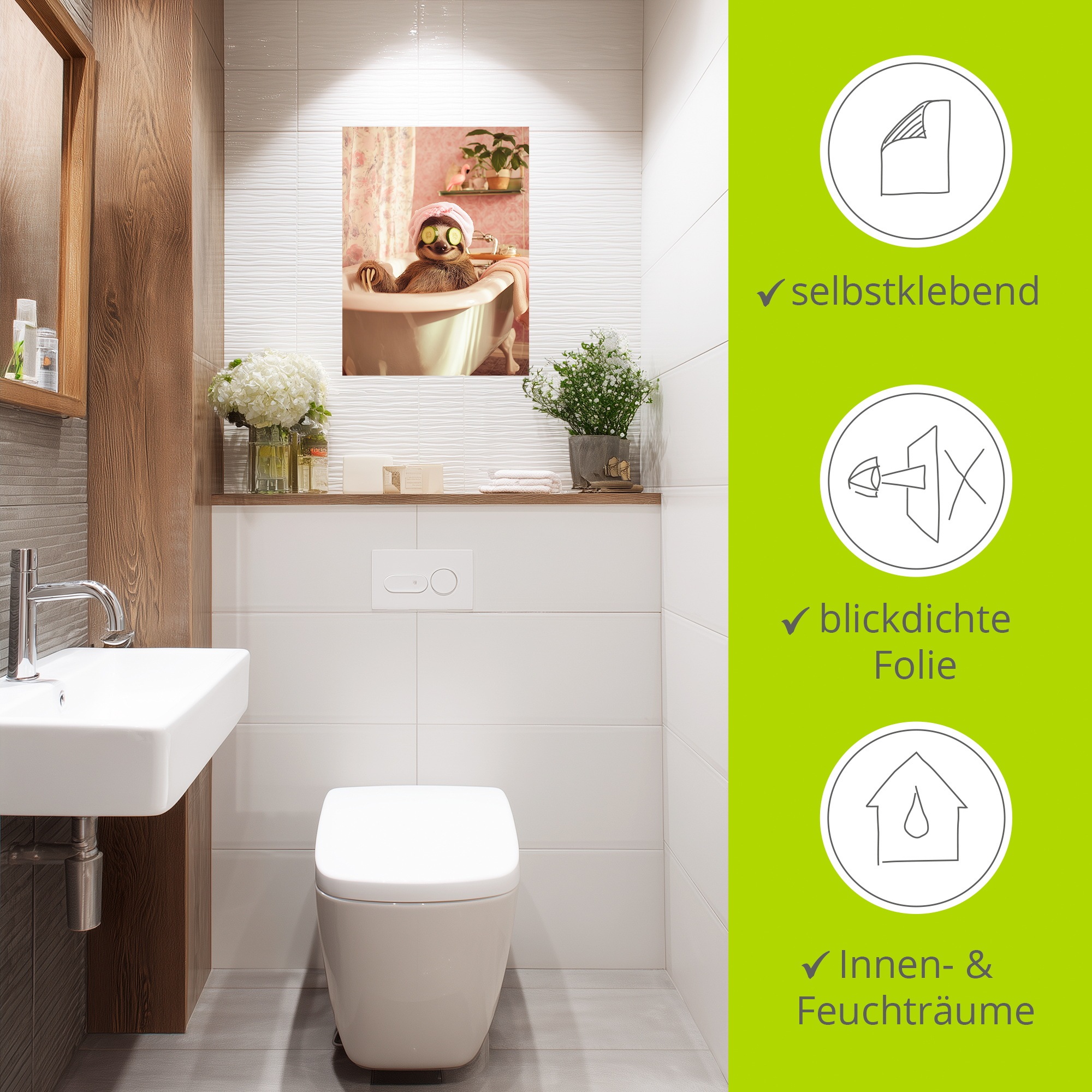 Artland Wandbild »Extremely relaxing« 1 Stk. tlg. als Alubild, Leinwandbild, Poster, Wandaufkleber in verschied. Größen