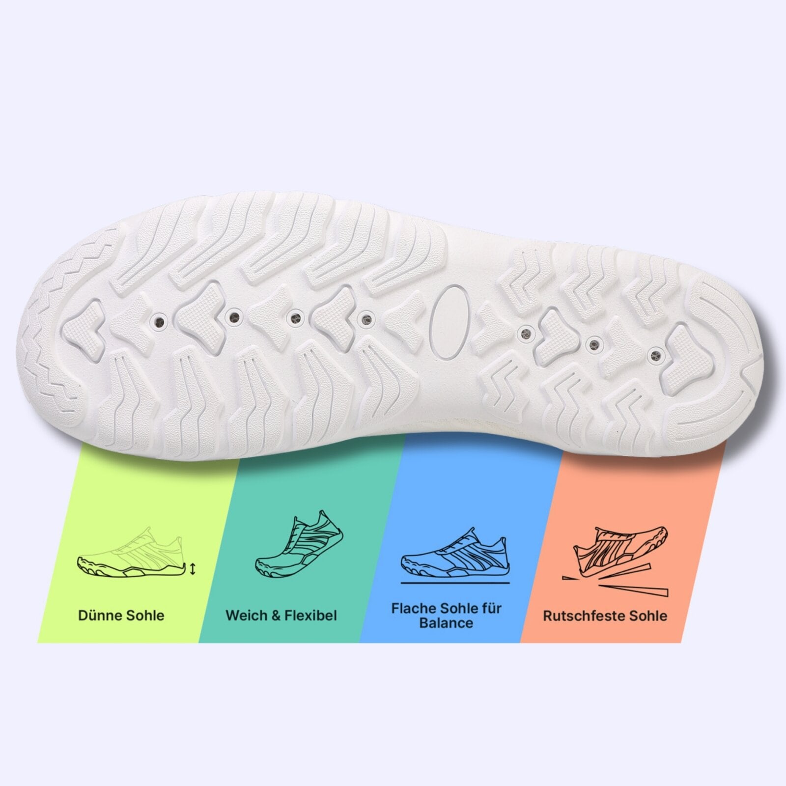 DOTALES Barfußschuh »Monostep Barfußschuhe Damen & Herren Barfußschuhe«, Minimalschuhe