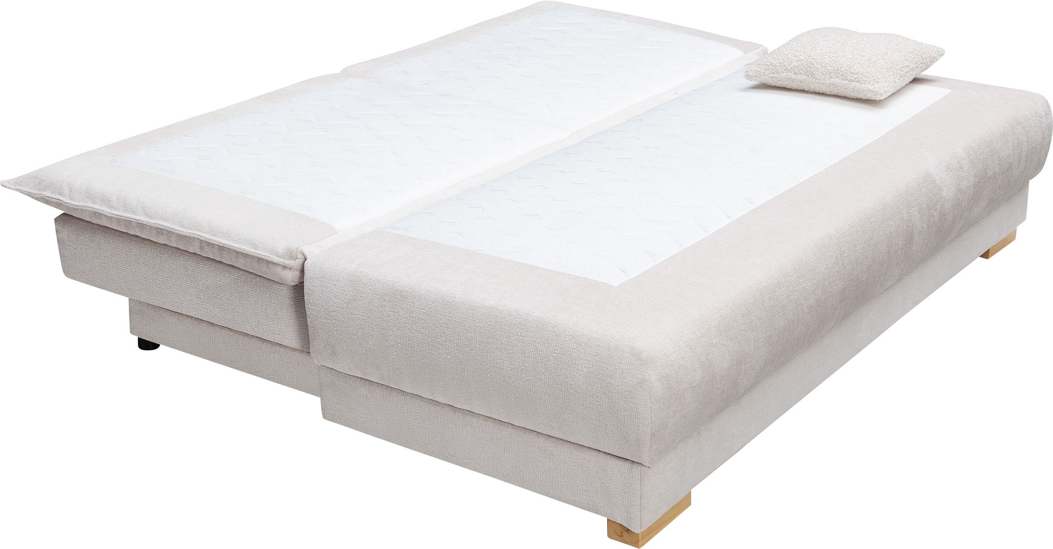 INOSIGN Schlafsofa »Bea«, Dauerschlafsofa, Bettfunktion und-kasten,Boxspringsofa