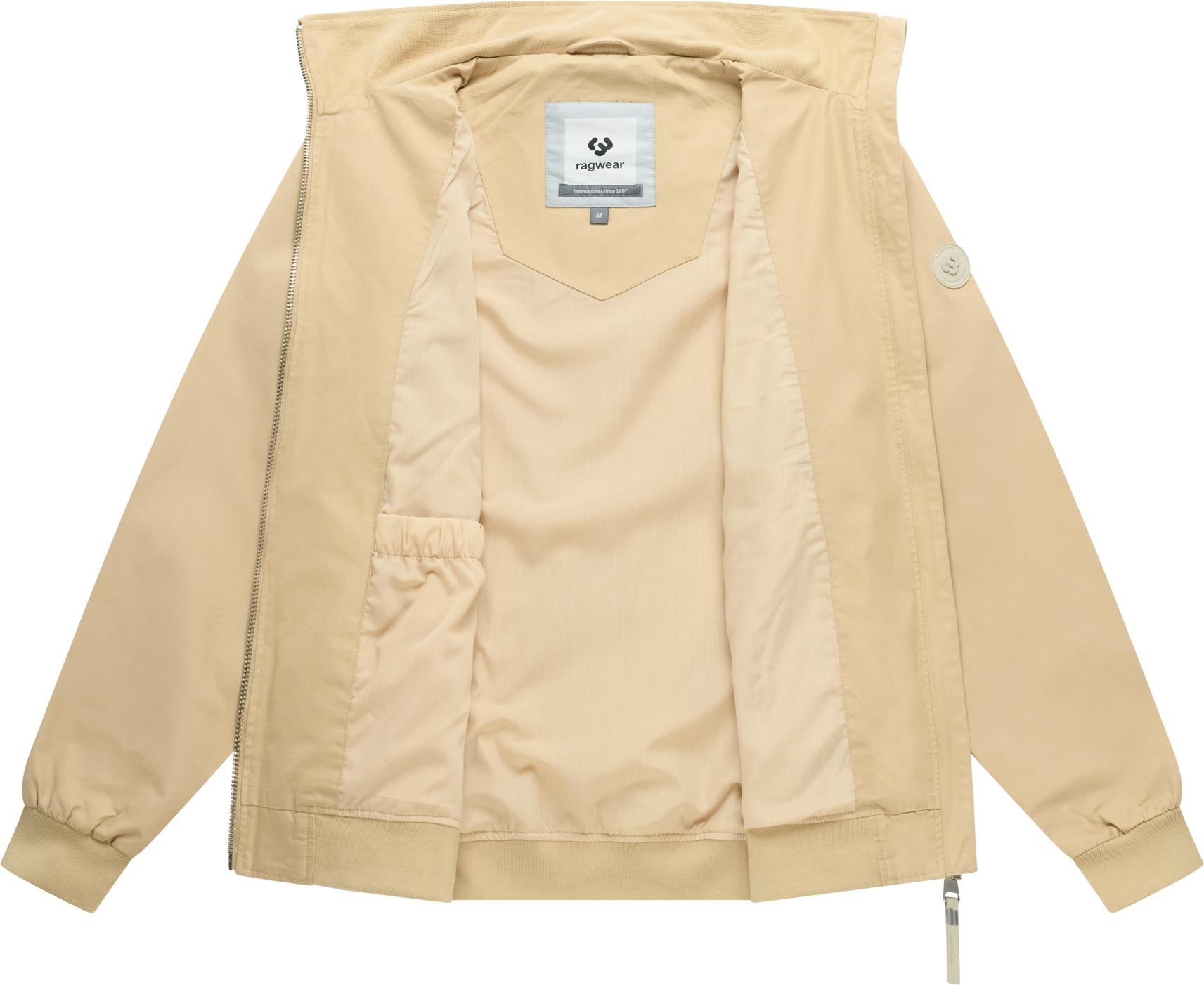 Outdoorjacke RAGWEAR "Izzyk YOUMODO", Herren, Gr. L (52), sand, Obermaterial: 65% Baumwolle, 35% Polyester; Innenfutter: 65% Polyester, 35% Baumwolle; Ärmelfutter: 100% Polyester, gerade hüftbedeckend, hoch geschlossener Ausschnitt, Rippbündchen, Jacken O 3
