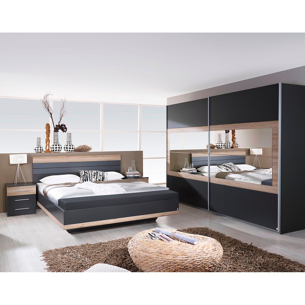 rauch Schlafzimmer-Set »Tarragona«, (Set, 4 St.), Bett mit Fußbank