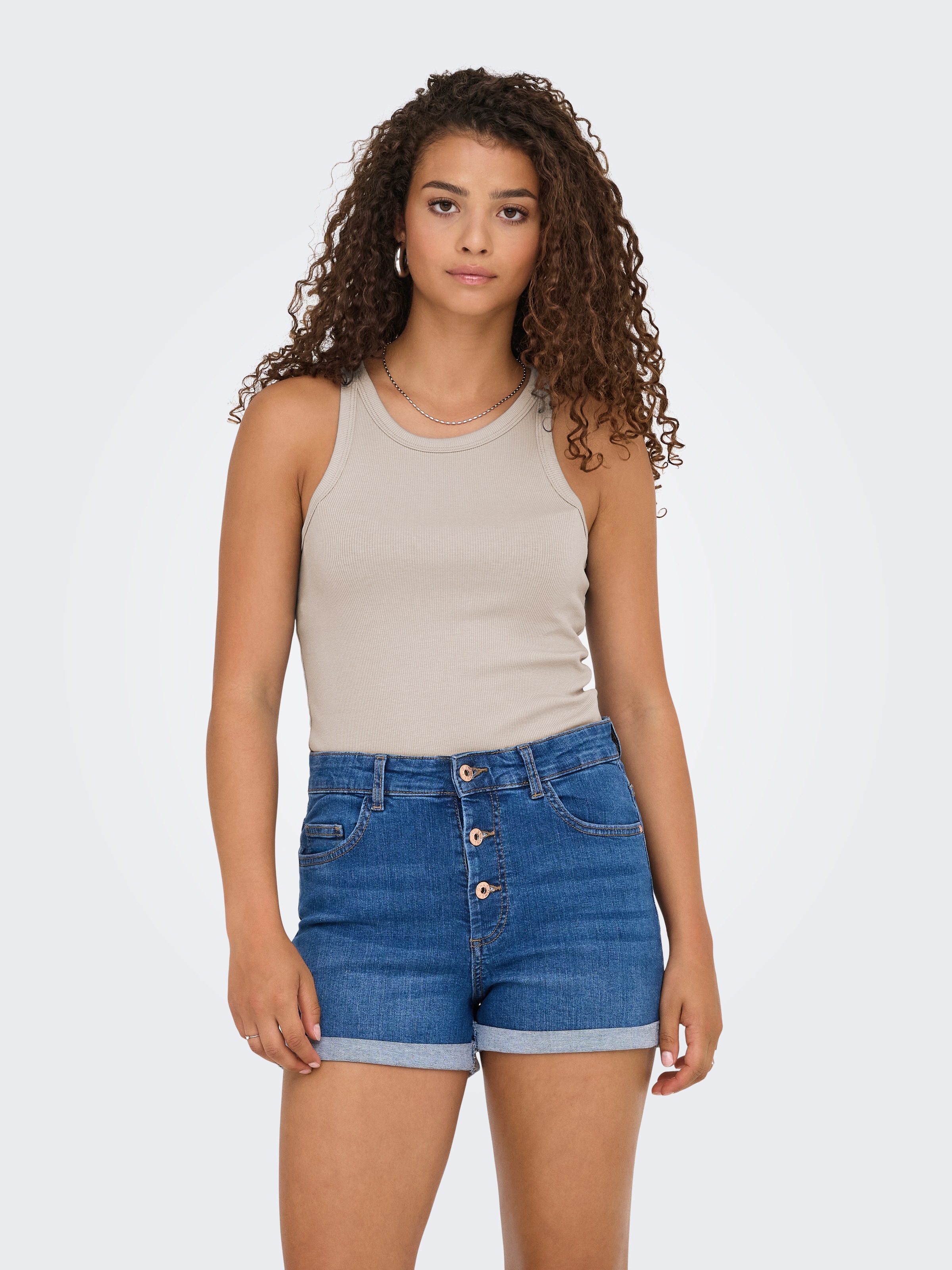 ONLY Tanktop "ONLLINDSAY TANK TOP 2 PACK" Packung, 2 Baumwollmischung günstig online kaufen