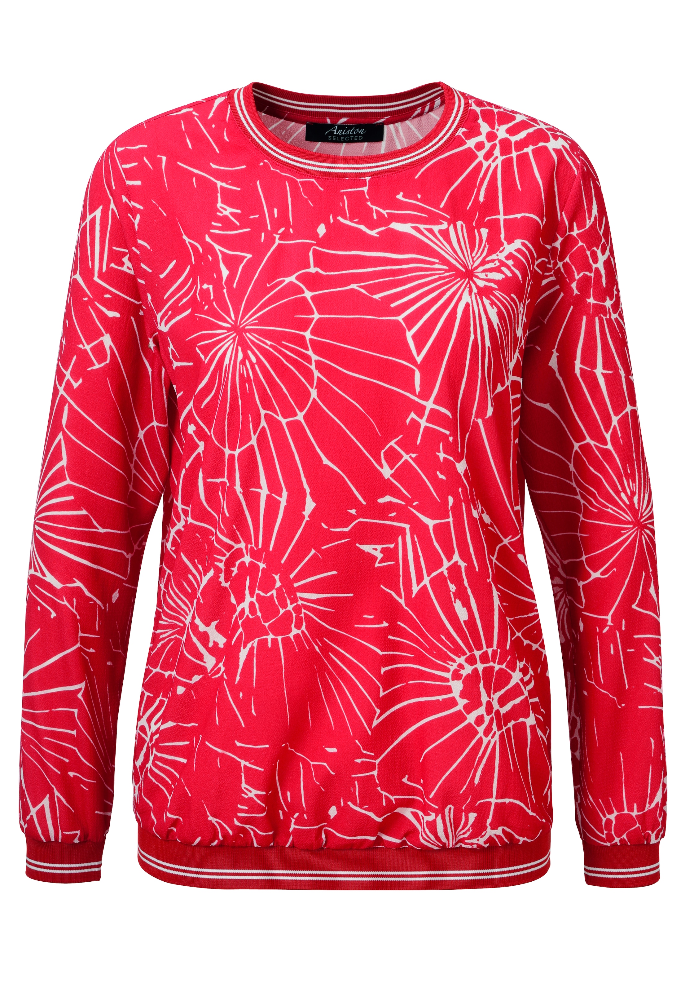 Aniston SELECTED Shirtbluse, mit sportiven Bündchen - NEUE KOLLEKTION