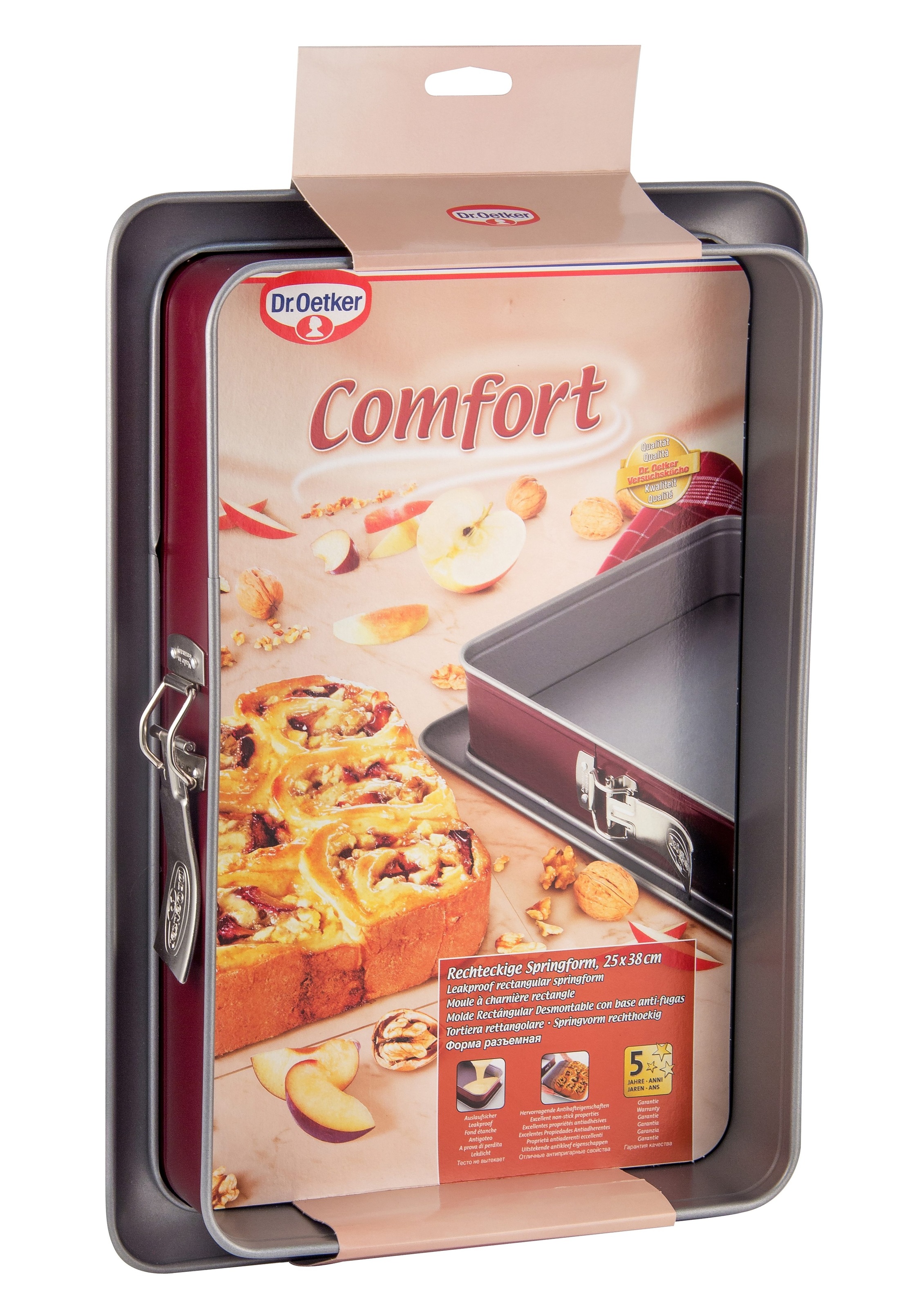 Dr. Oetker Springform antihaftbeschichtet, Maße 38 x 25 cm günstig online kaufen