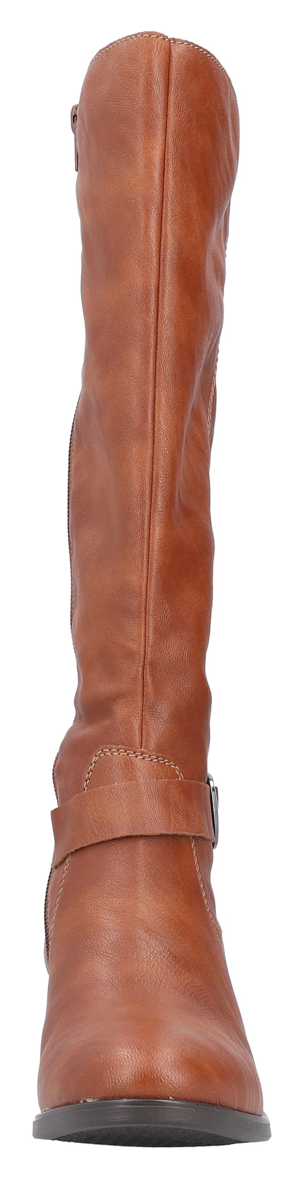 Rieker Stiefel, Langschaftstiefel, Reißverschluss, mit bequemem Blockabsatz