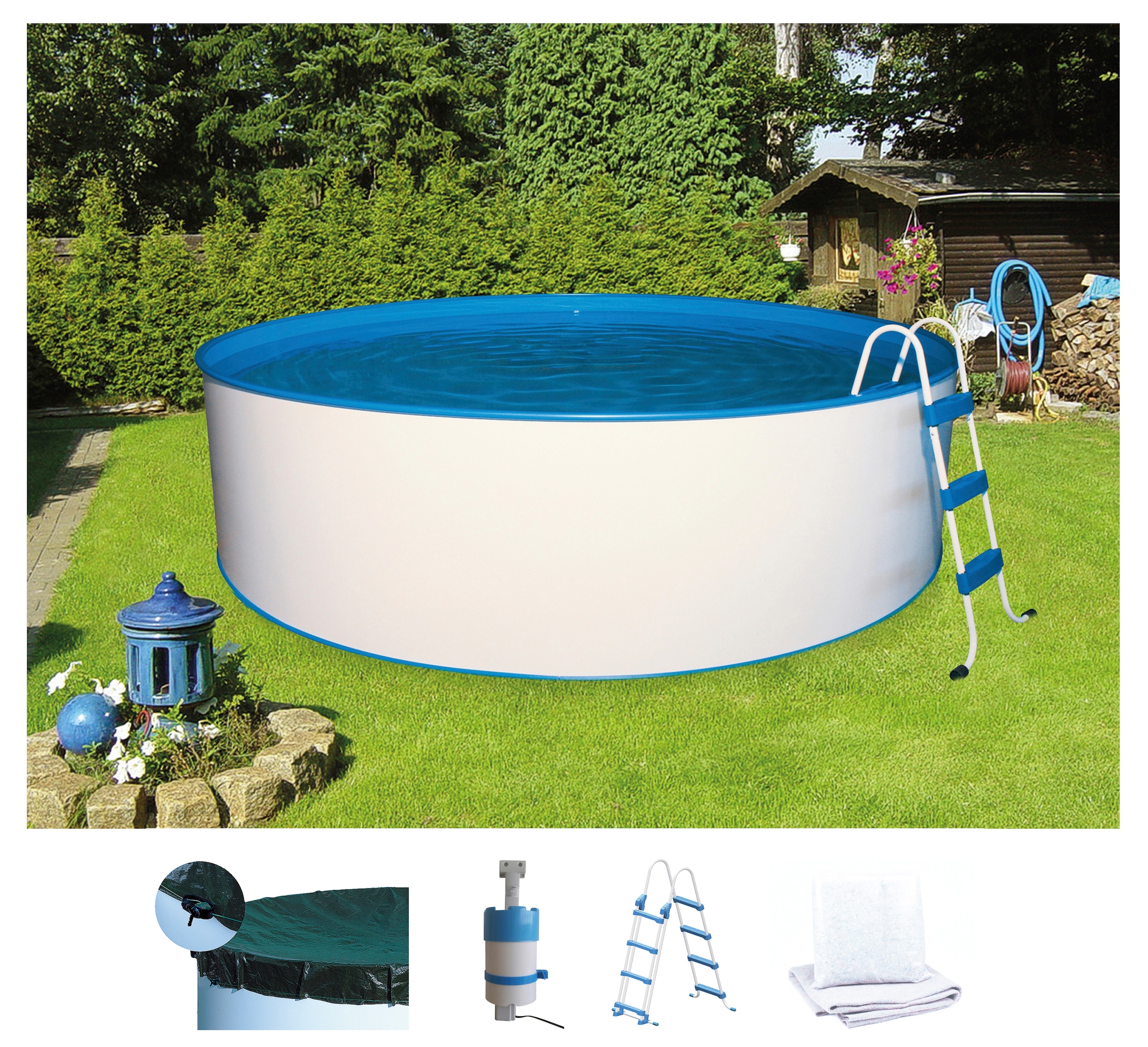 my POOL BWT Rundpool, (Set, 5 tlg.), ØxH: 450x120 cm günstig online kaufen