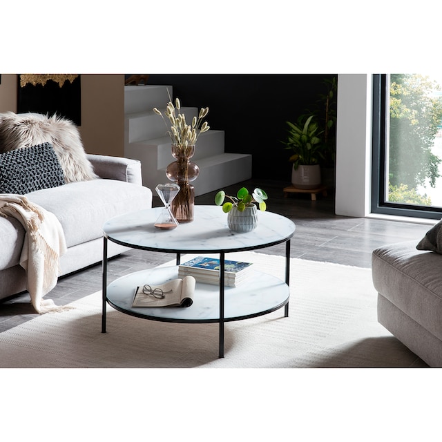 SalesFever Couchtisch, Tischplatten in Marmoroptik bestellen | BAUR