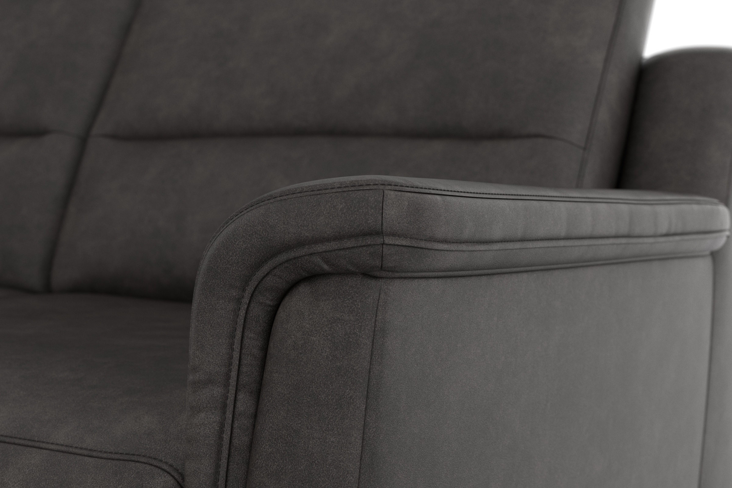sit&more Ecksofa »Farö L-Form«, inklusive Federkern, wahlweise mit Bettfunktion und Bettkasten