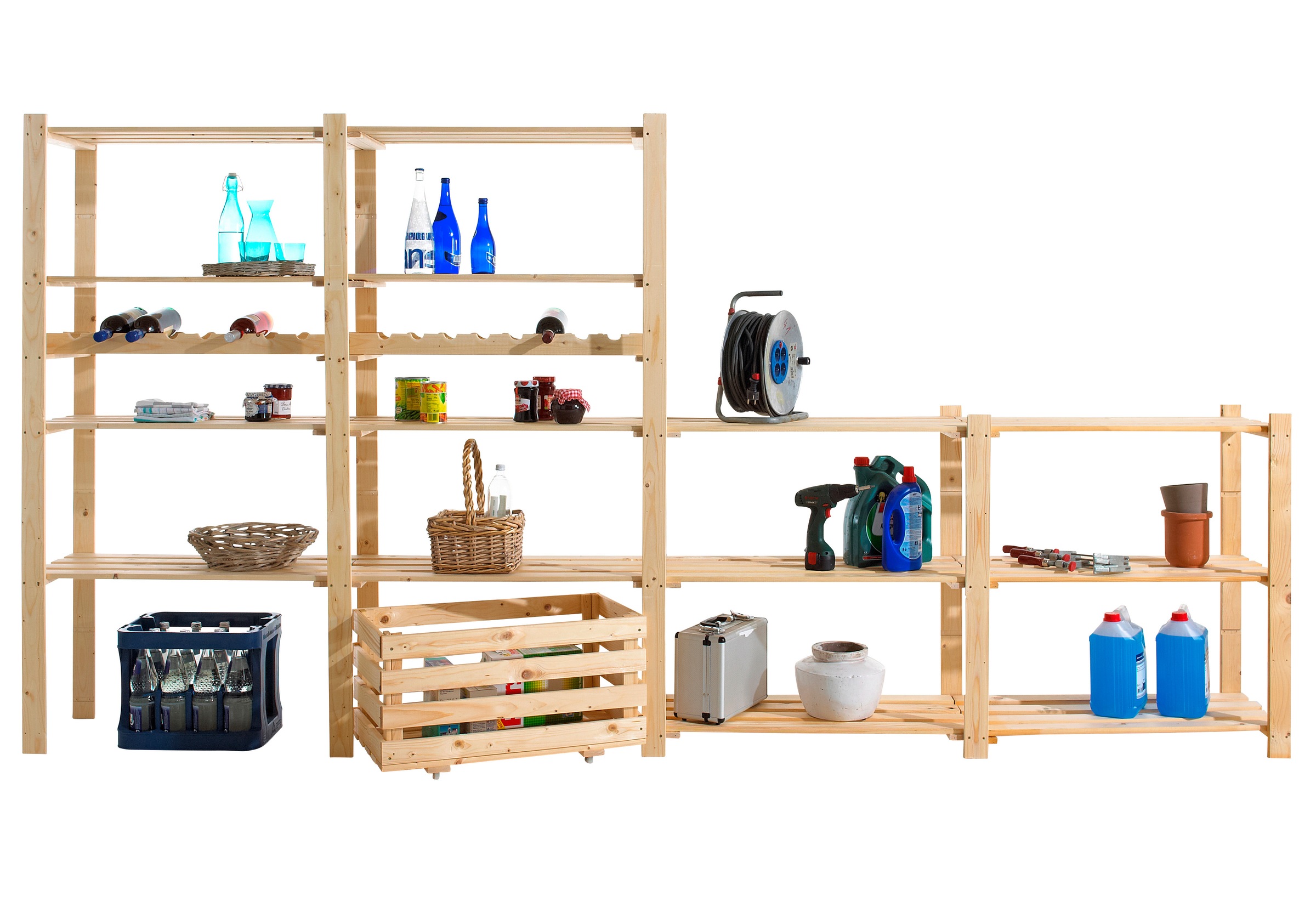Regalelement »Zusatzböden, 2 Stück, Holz-Allzweckregal«, (Set, 2 St.), B/T: 85x40 cm,... kaufen