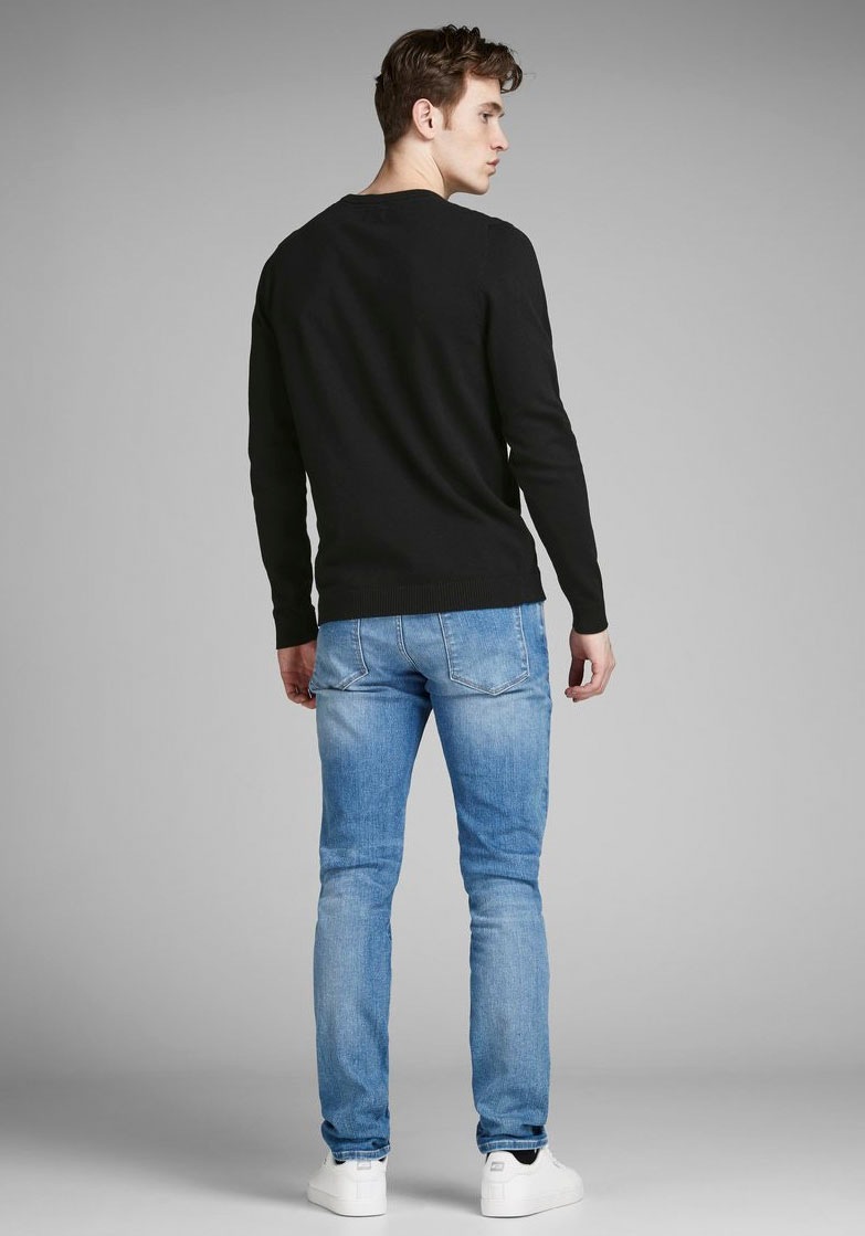 Jack & Jones Rundhalspullover »BASIC KNIT CREW NECK«