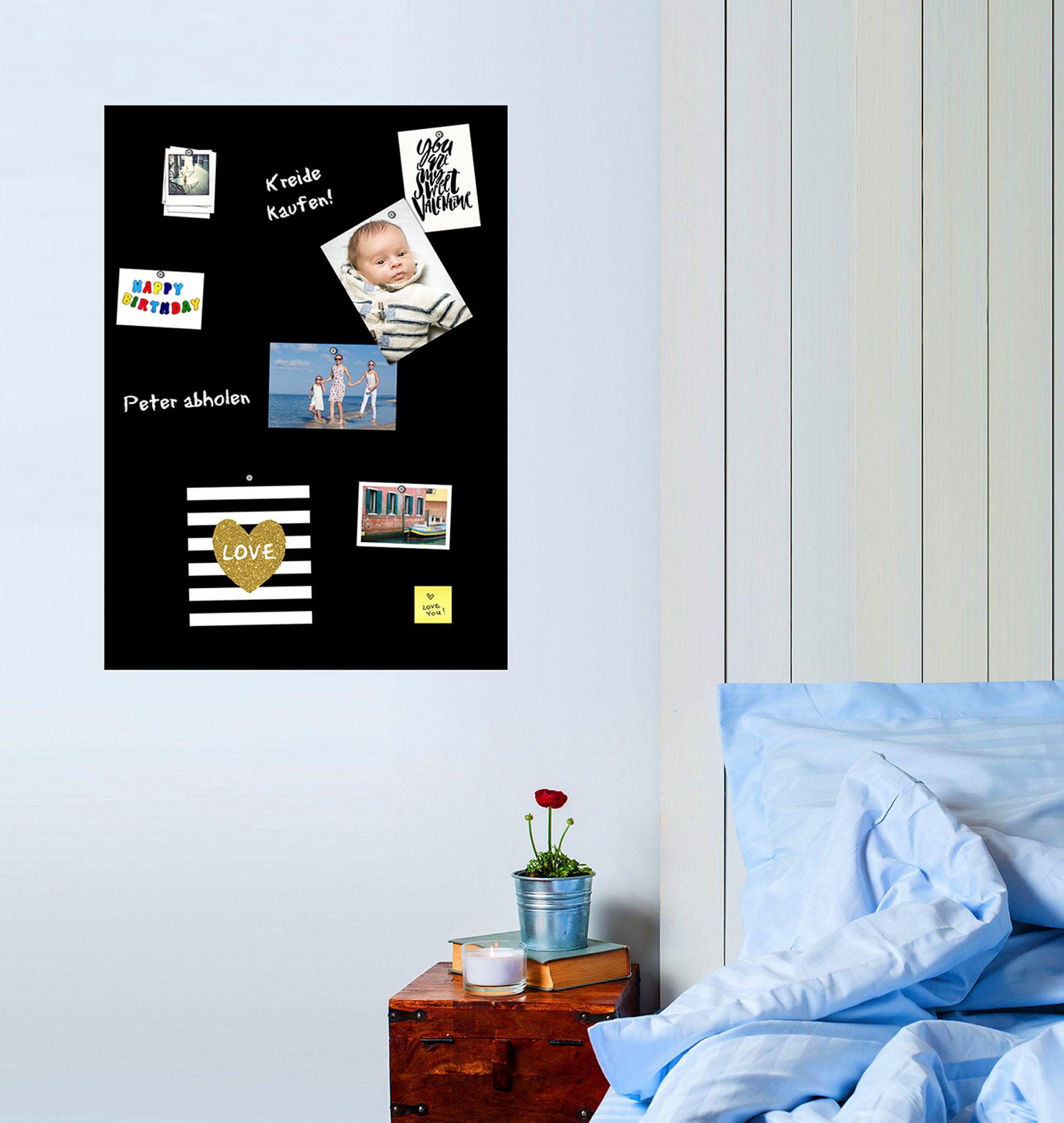 queence Tafelfolie »Magnetisches Memo-Board«, magnetische Tafelfolie, Tafel, selbstklebend