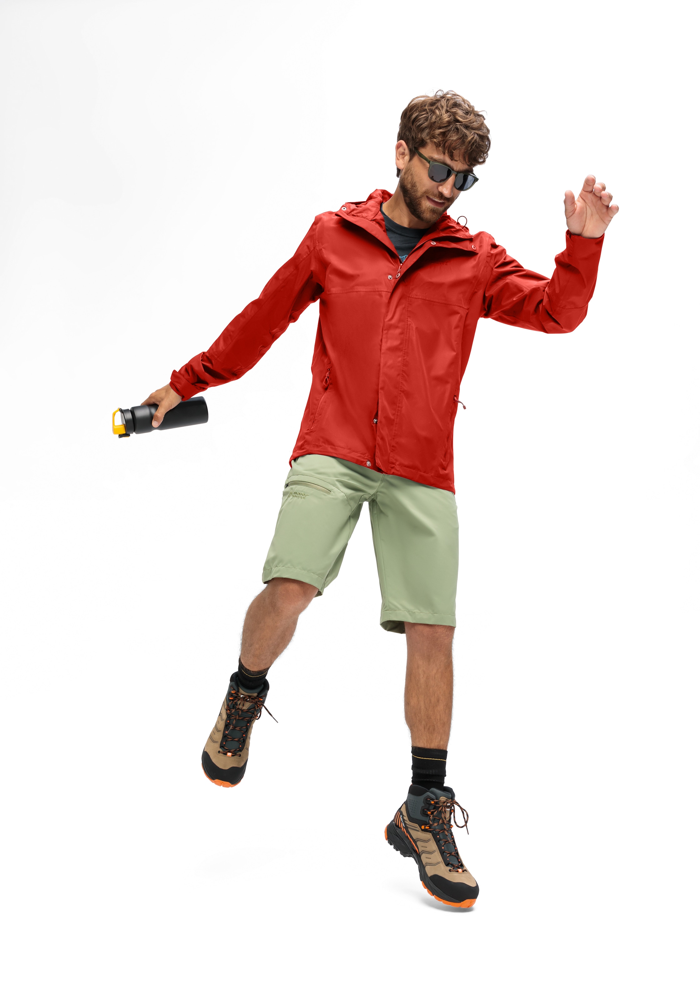 Maier Sports Outdoorjacke »Abbenstein M«, Herren Jacke wasserdicht, Funktionsjacke 2 Taschen außen + Innentasche
