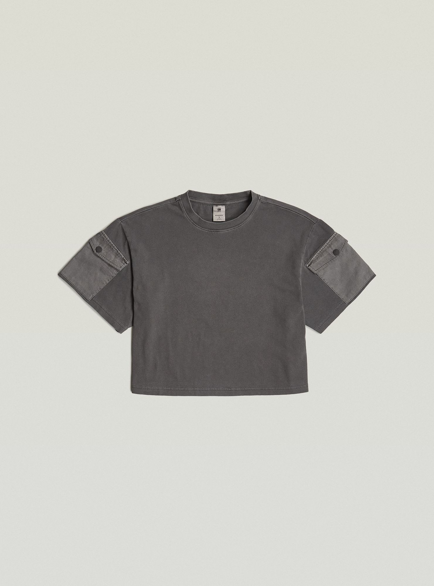 G-STAR T-Shirt »Washed Mix Boxy Cropped T-Shirt«
