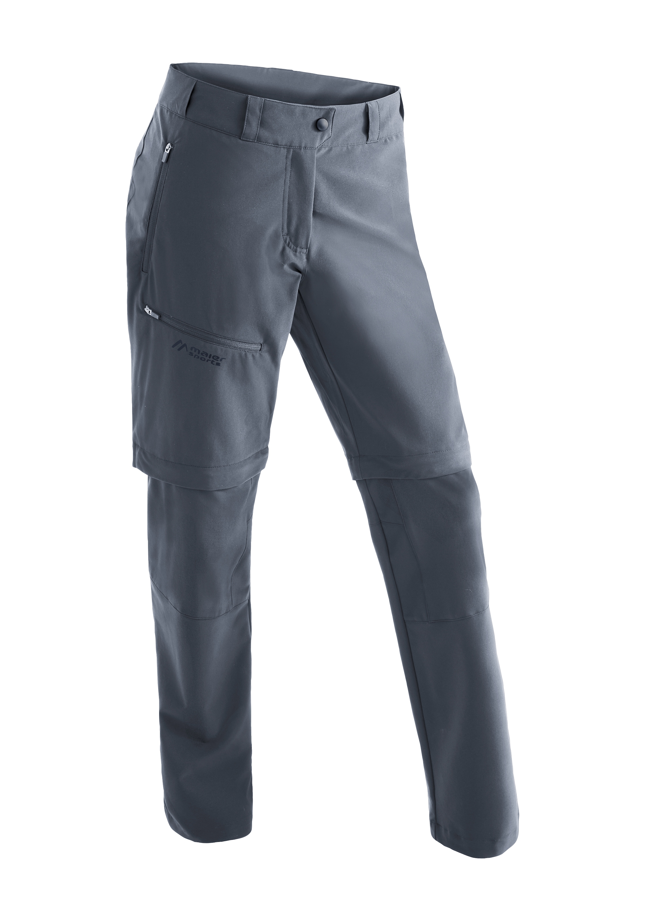 Maier Sports Funktionshose "Latit Zip W" Damen Wanderhose, zipp-off Outdoor-Hose, 4 Taschen, Regular Fit
