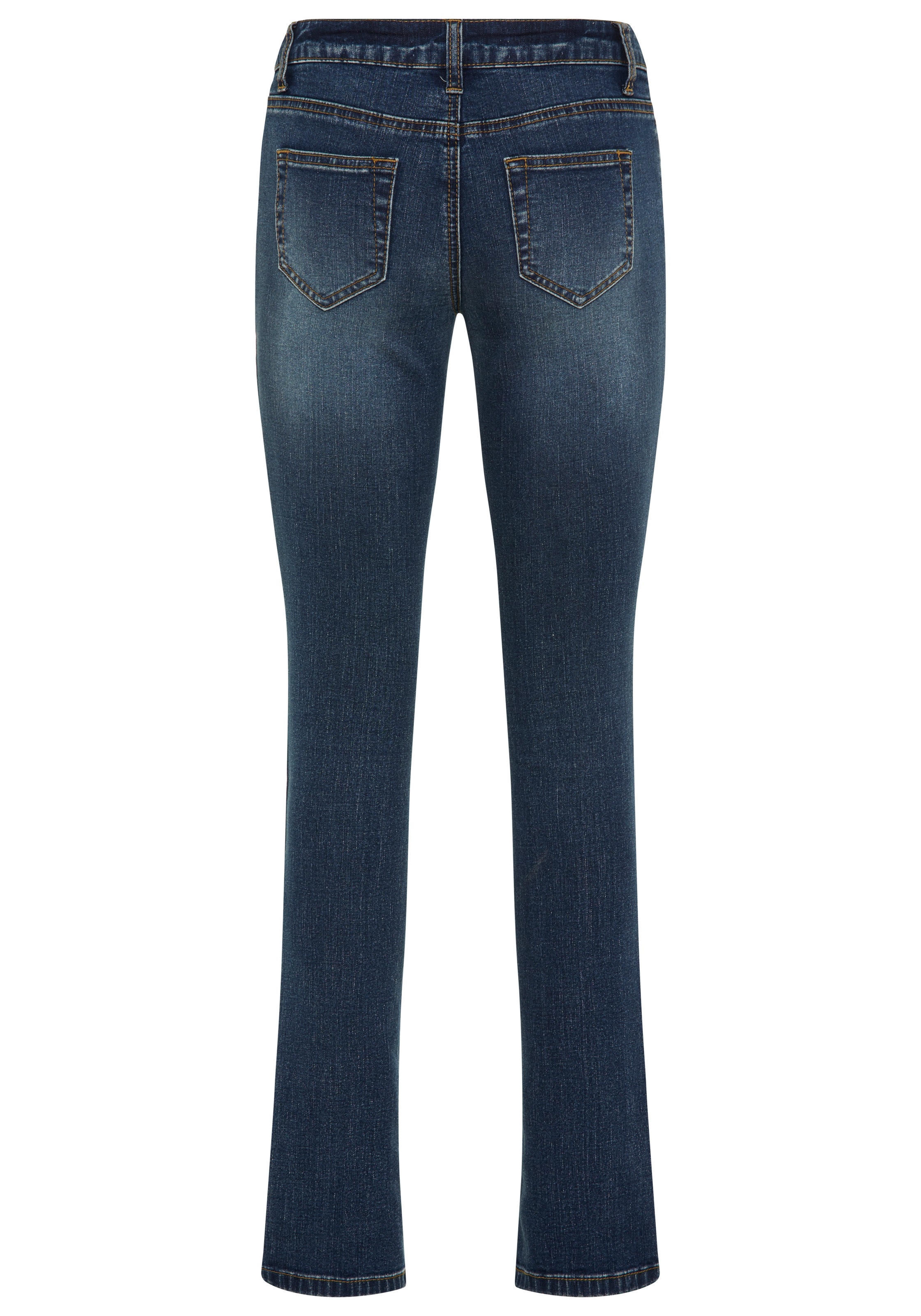 Arizona Comfort-fit-Jeans »mit Keileinsätzen«, niedrige Leibhöhe